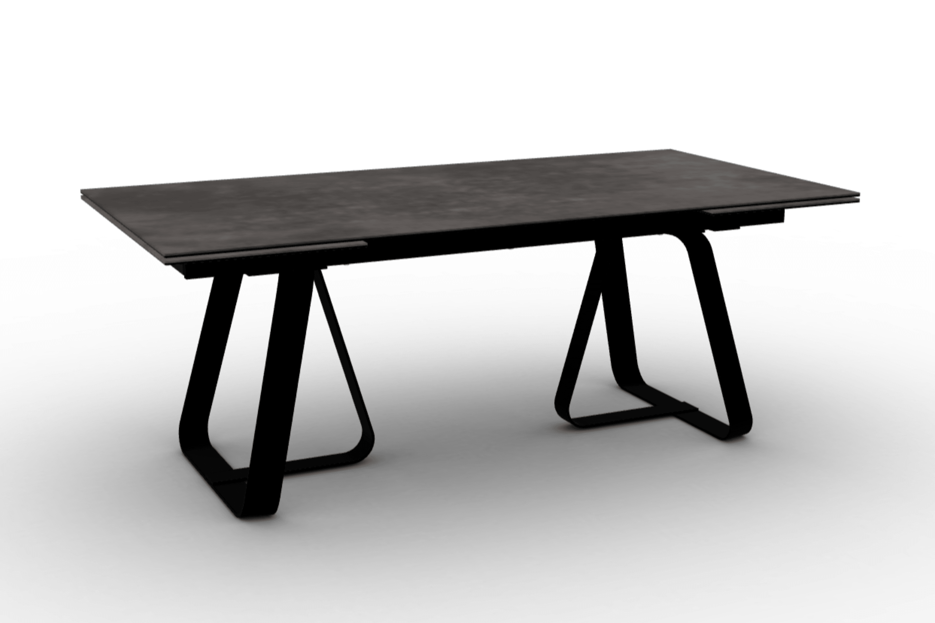 Stół rozkładany prostokątny SUNSHINE ciemnoszara ceramika Calligaris Eye on Design