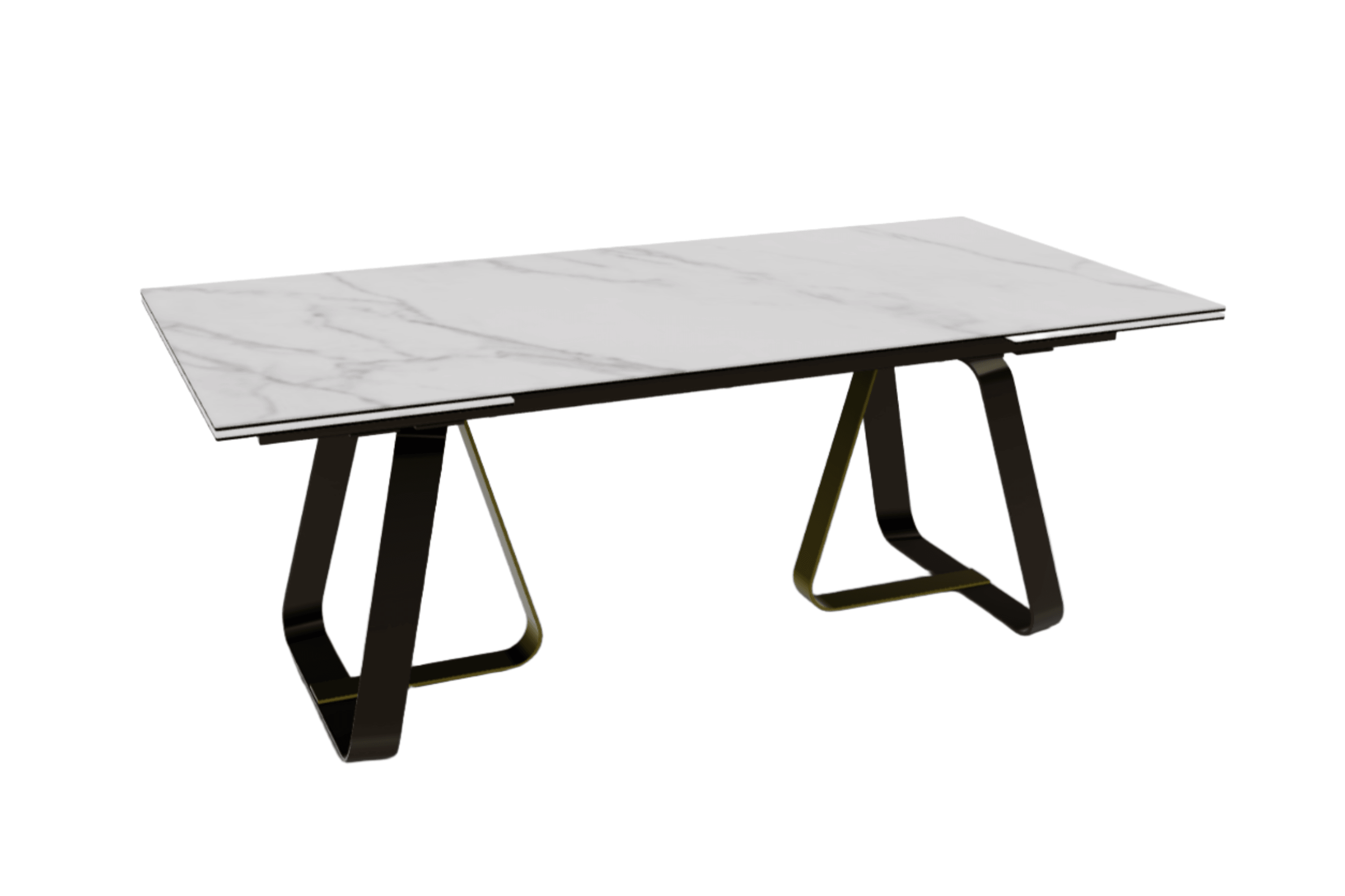 Stół rozkładany prostokątny SUNSHINE kremowy marmur Calligaris Eye on Design