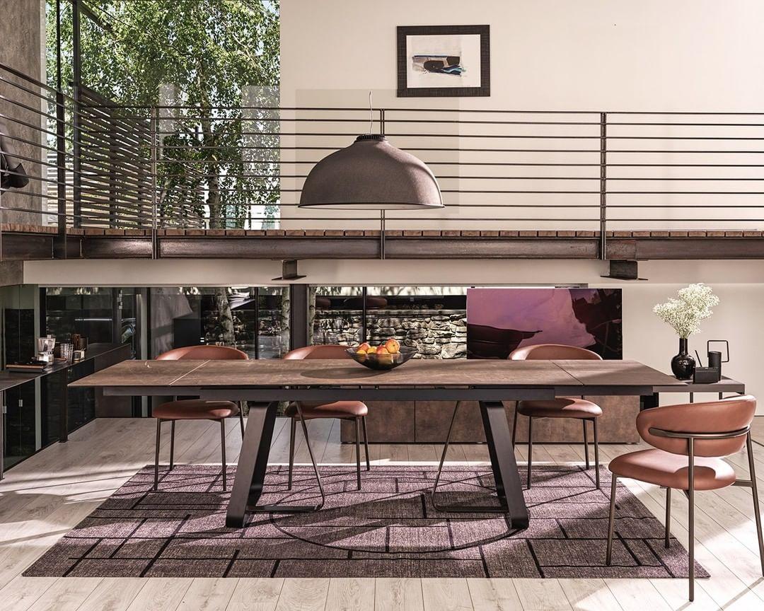 Stół rozkładany prostokątny SUNSHINE kremowy marmur Calligaris Eye on Design