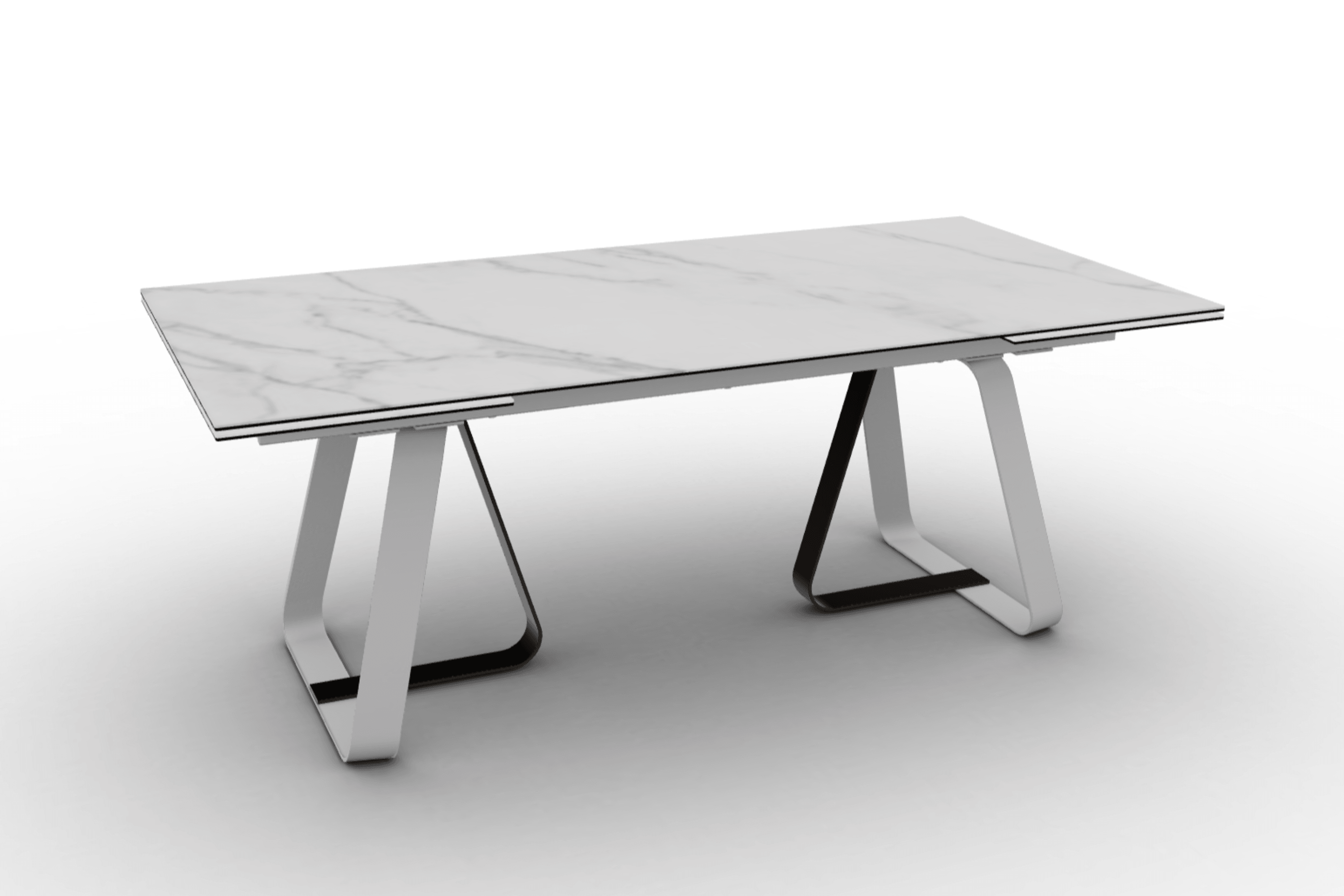 Stół rozkładany prostokątny SUNSHINE kremowy marmur Calligaris Eye on Design