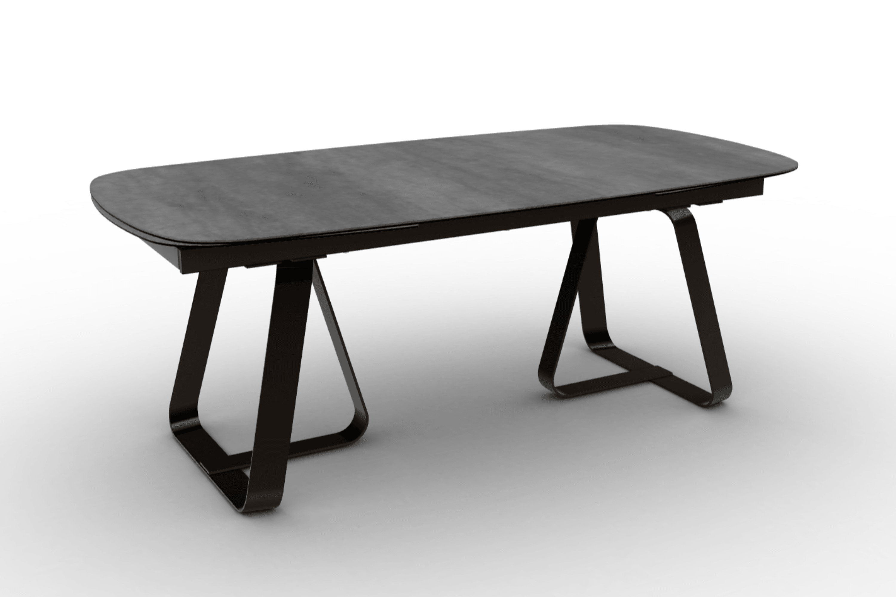 Stół rozkładany SUNSHINE cement Calligaris matowy brąz matowy brąz Eye on Design