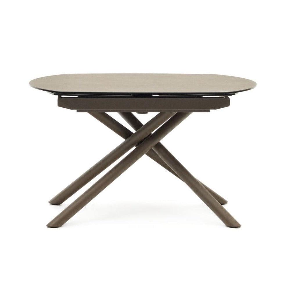 Stół rozkładany YODALIA brązowy z porcelanowym blatem La Forma Eye on Design