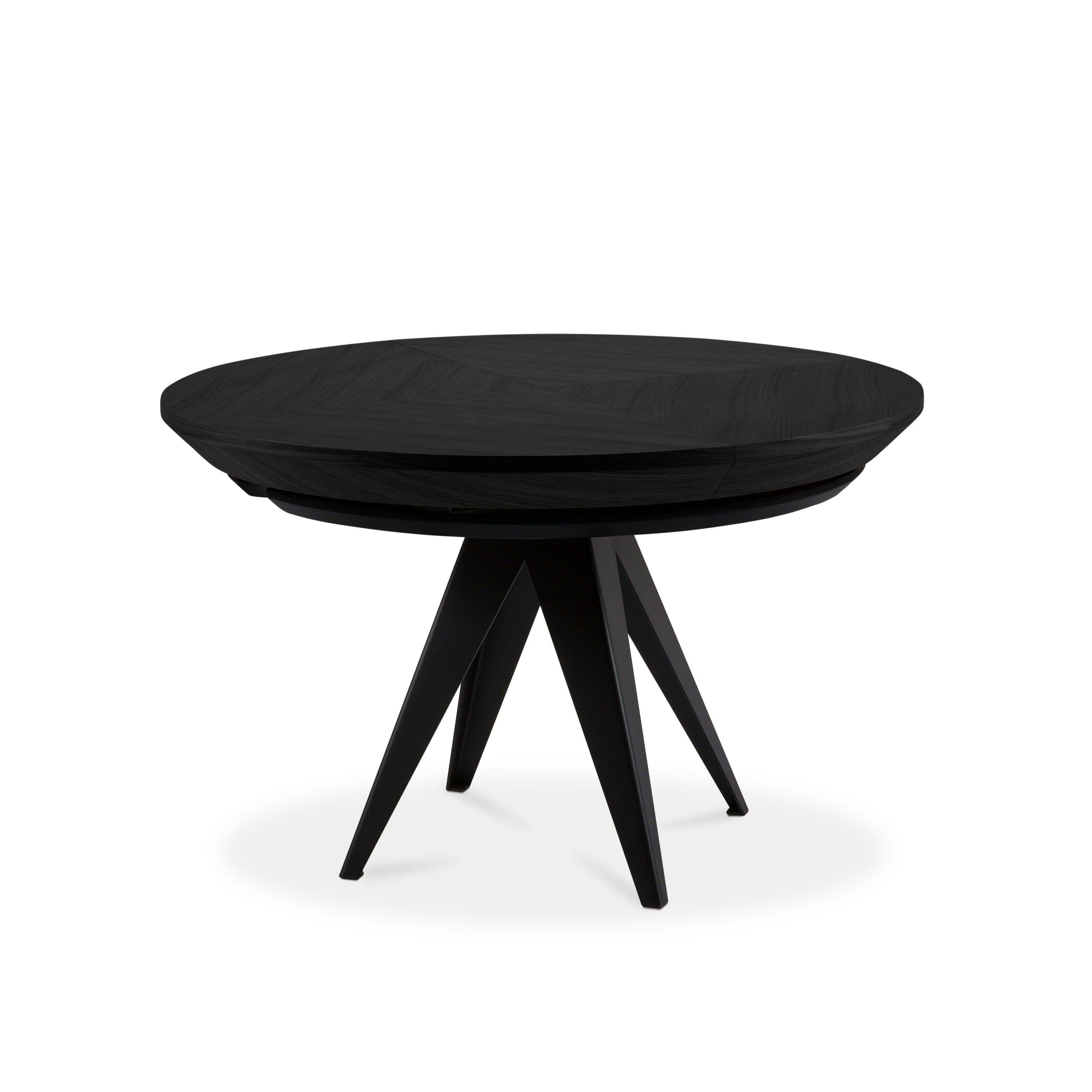 Stół rozkładany z drewna dębowego MAGNUS czarny Windsor & Co Eye on Design