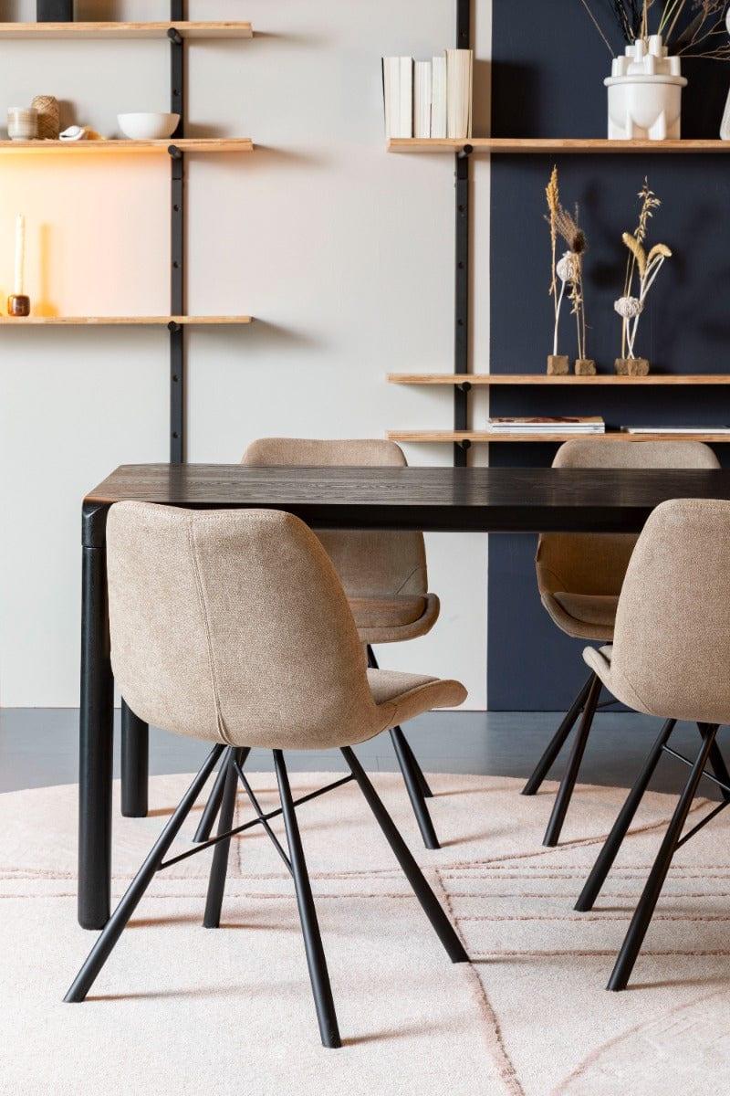 Stół STORM 180x90 czarny Zuiver Eye on Design