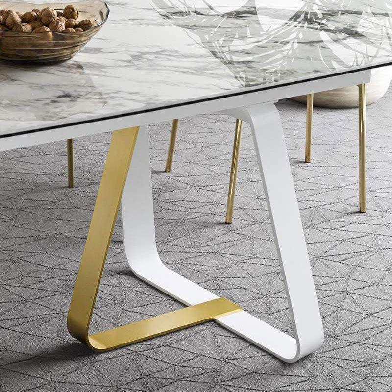 Stół SUNSHINE brązowa ceramika Calligaris Eye on Design