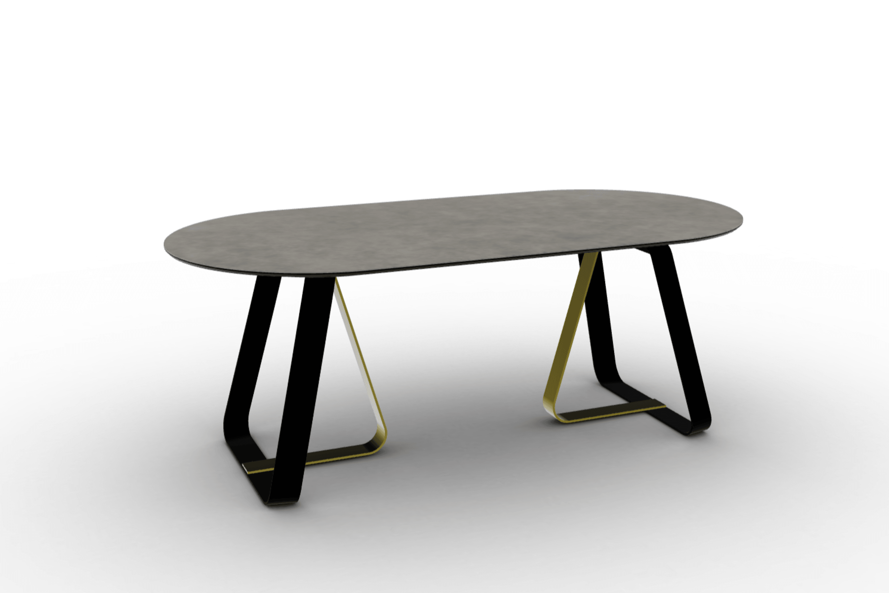 Stół SUNSHINE jasnoszara ceramika do jadalni – Calligaris