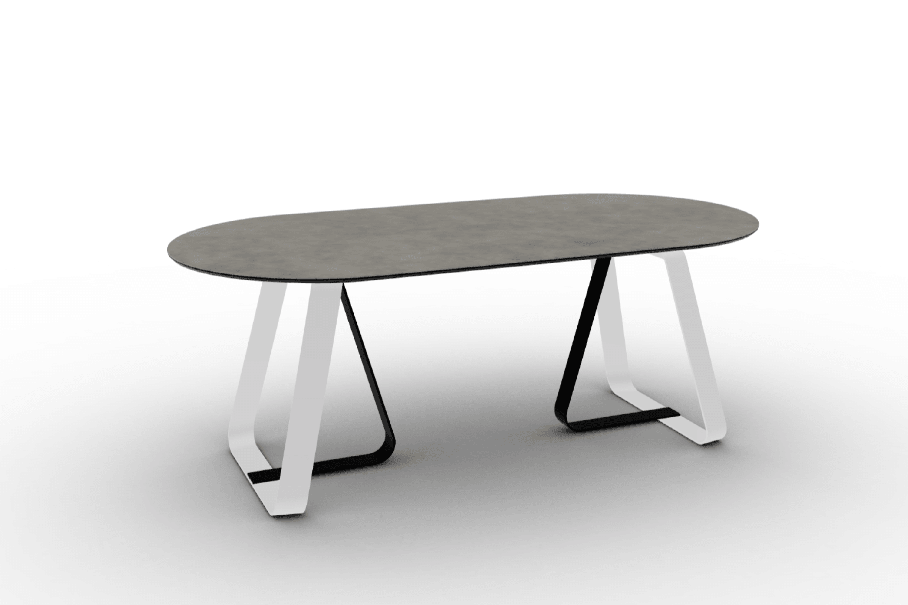 Stół SUNSHINE jasnoszara ceramika, marka Calligaris