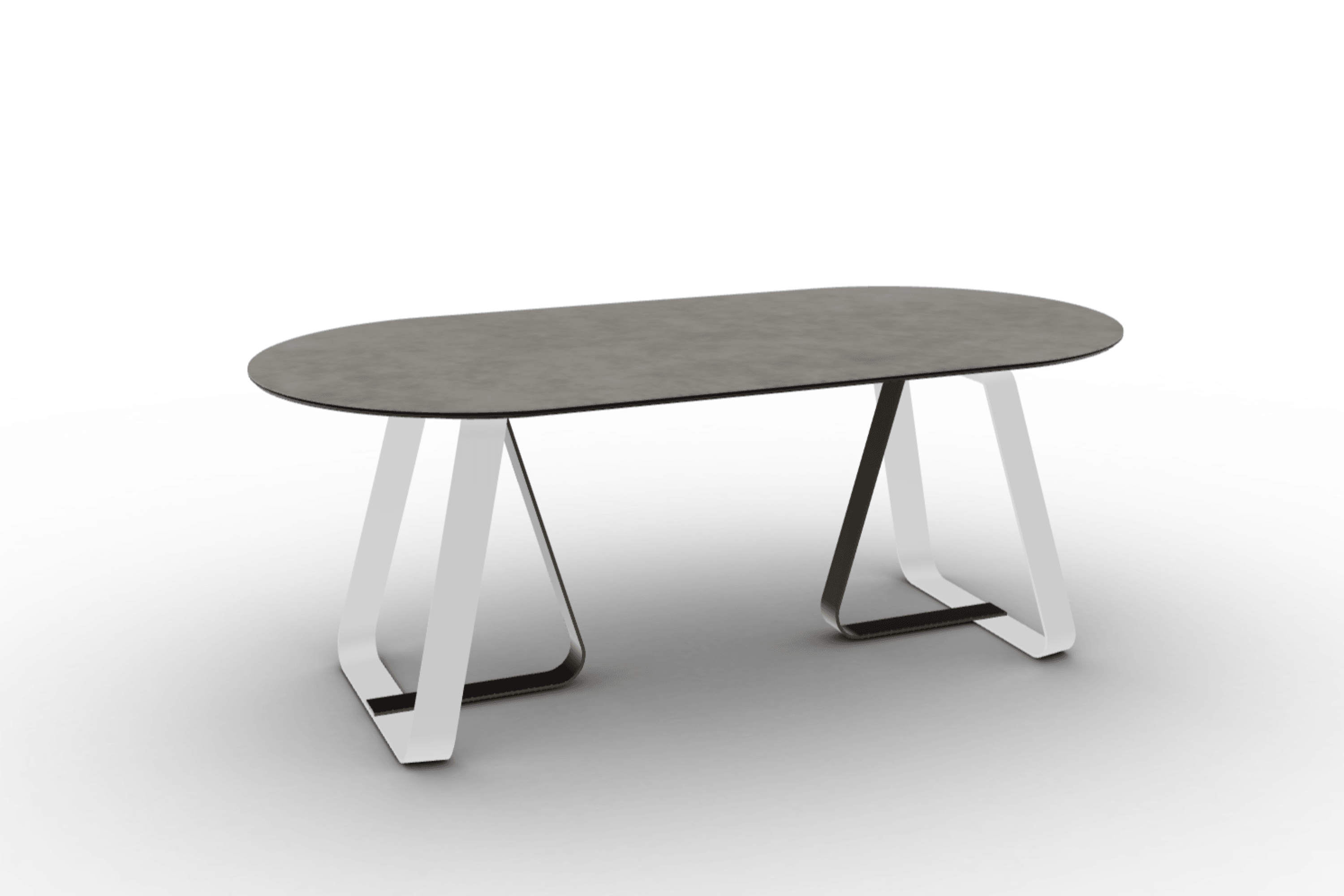 Stół SUNSHINE jasnoszara ceramika do jadalni – Calligaris