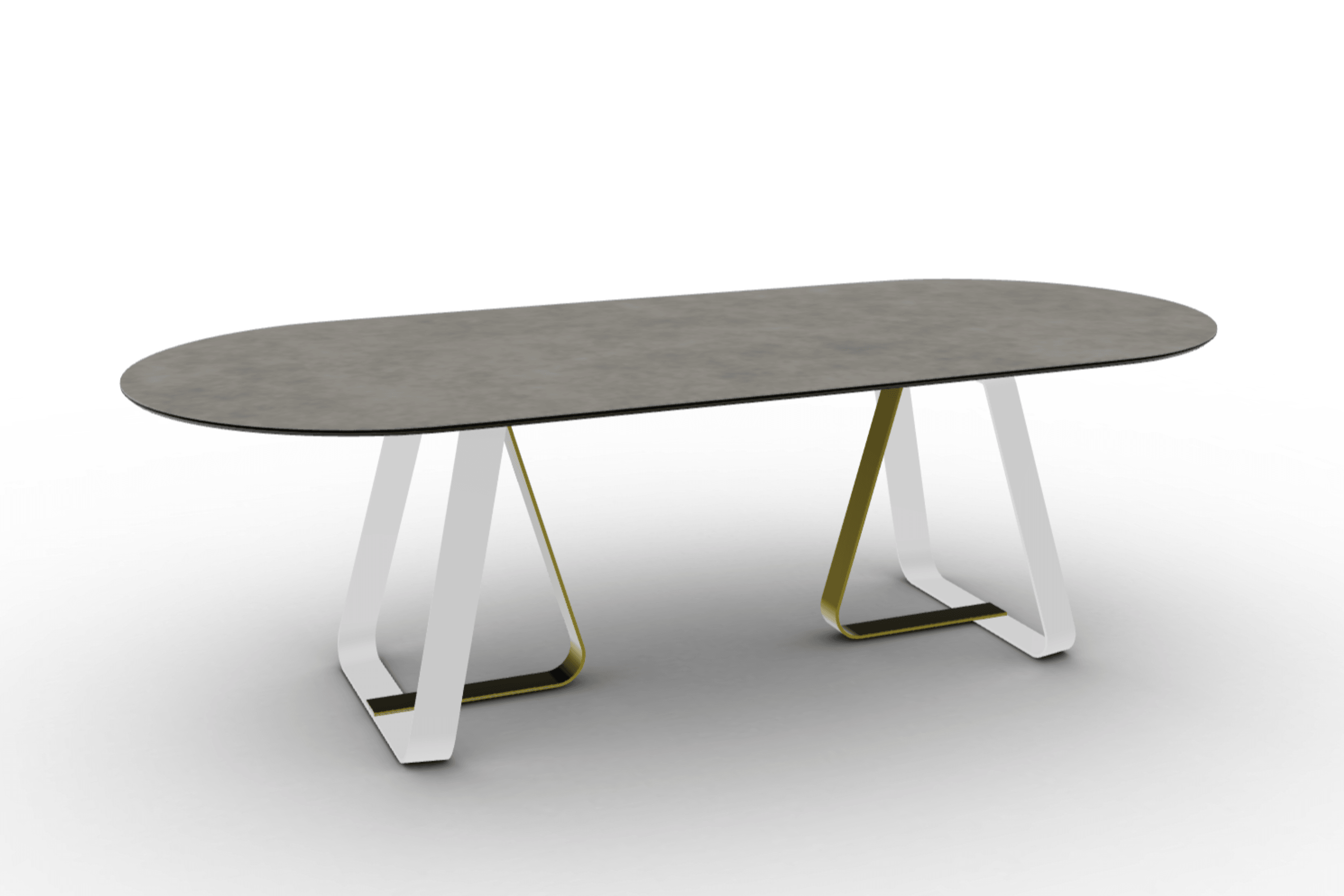 Stół SUNSHINE jasnoszara ceramika – Calligaris