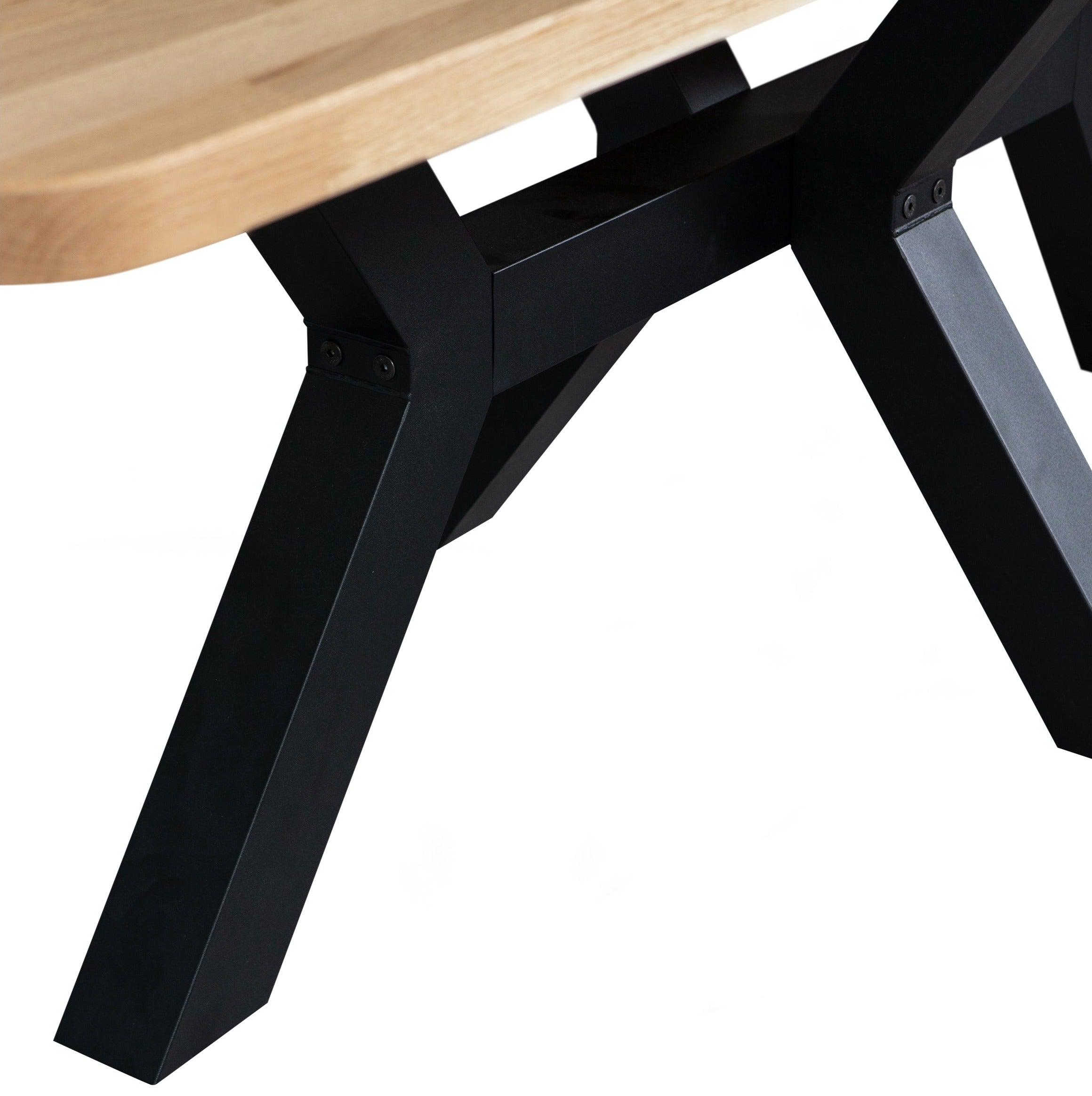 Stół TABLO ZEELAND dębowy blat Woood Eye on Design