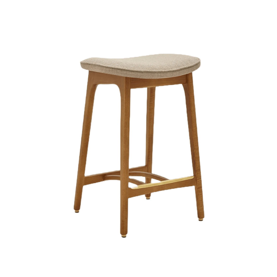 Stołek barowy 200-190 beżowy w tkaninie Coco Beige 366 concept Eye on Design