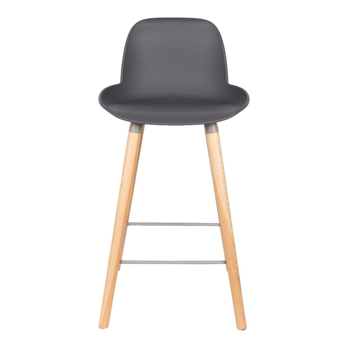 Stołek barowy niski ALBERT KUIP ciemnoszary Zuiver Eye on Design