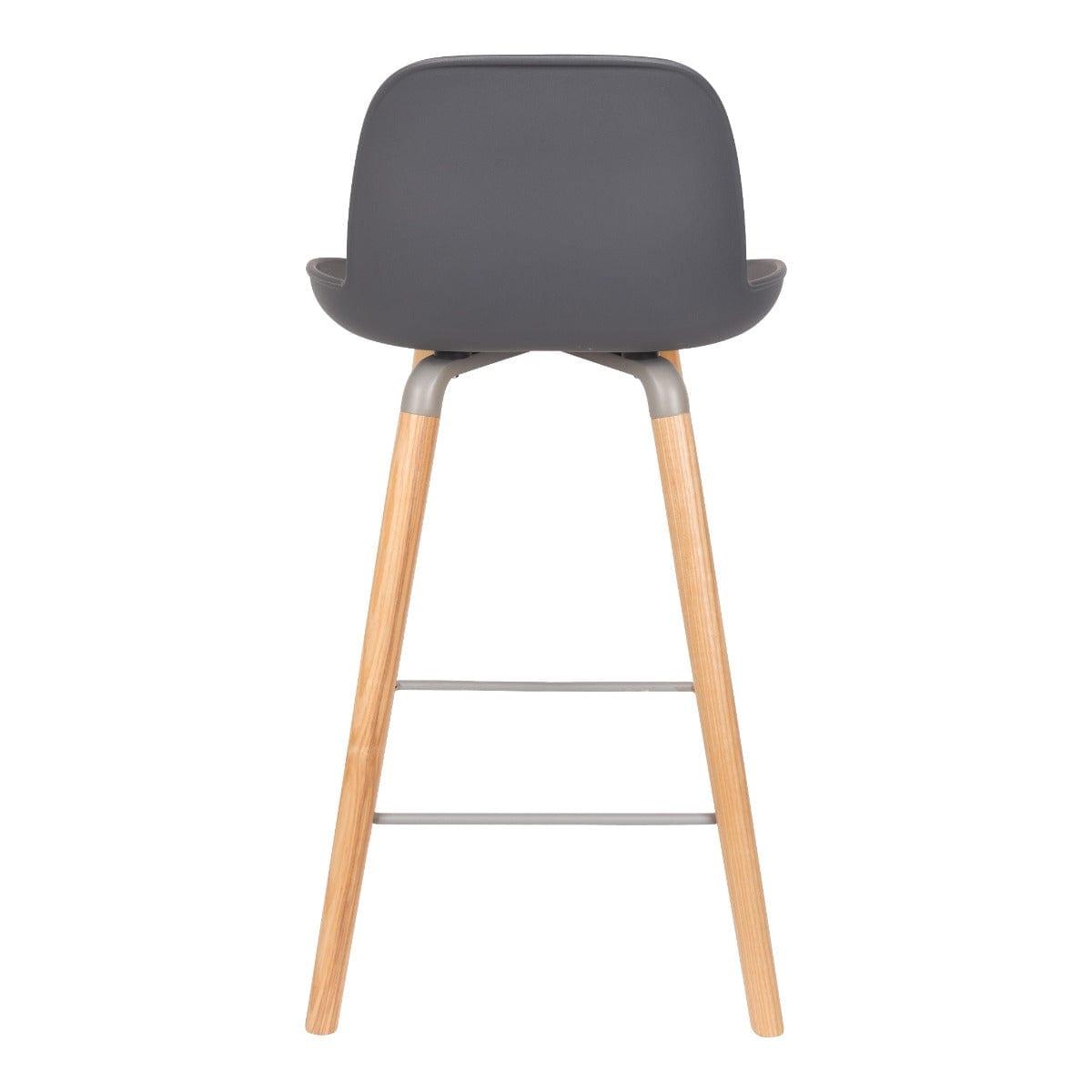 Stołek barowy niski ALBERT KUIP ciemnoszary Zuiver Eye on Design