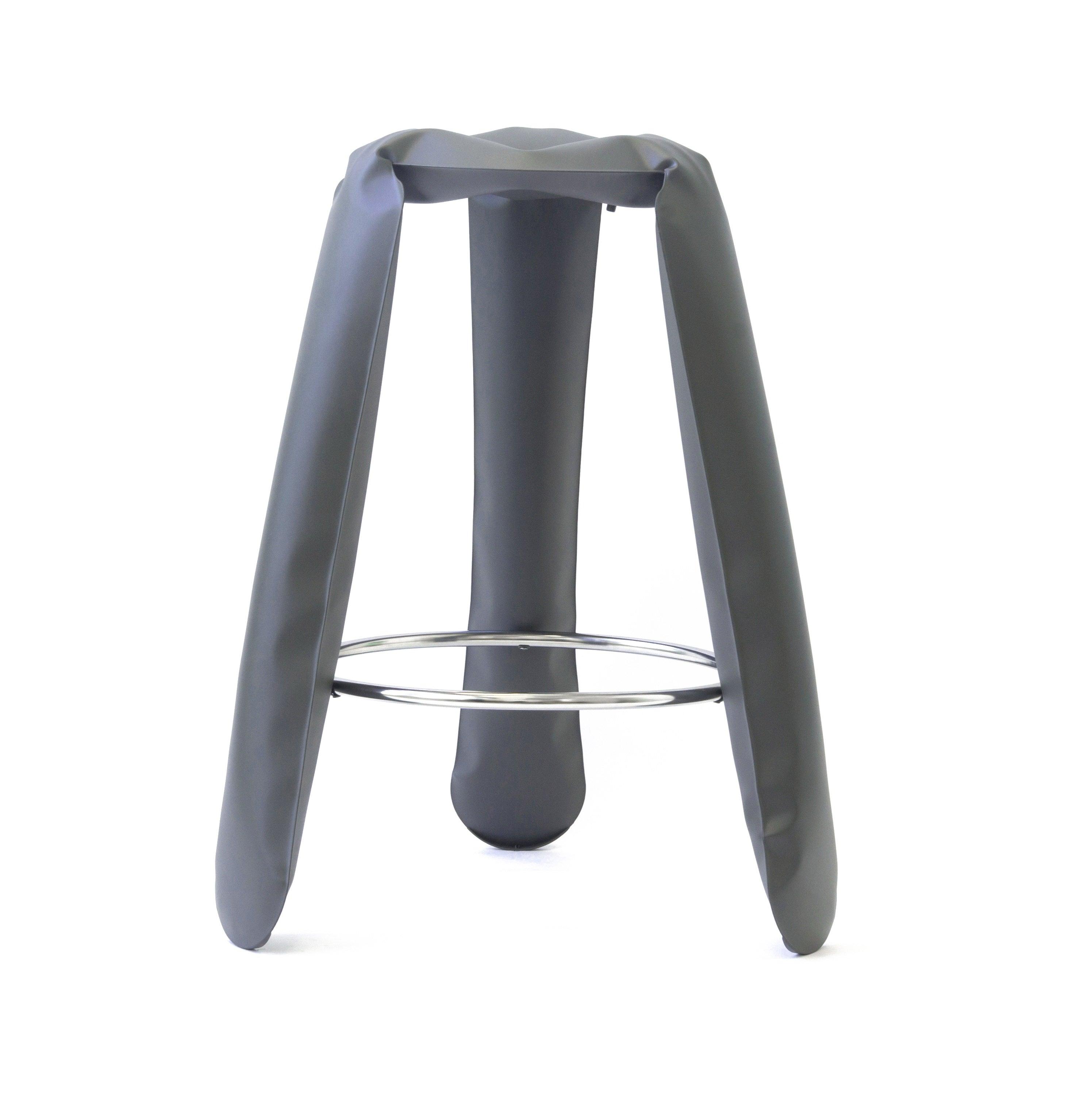 Stołek barowy PLOPP szary mat Zieta Studio Eye on Design