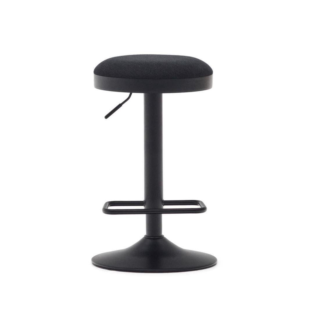 Stołek barowy ZAIB czarny szenil La Forma Eye on Design