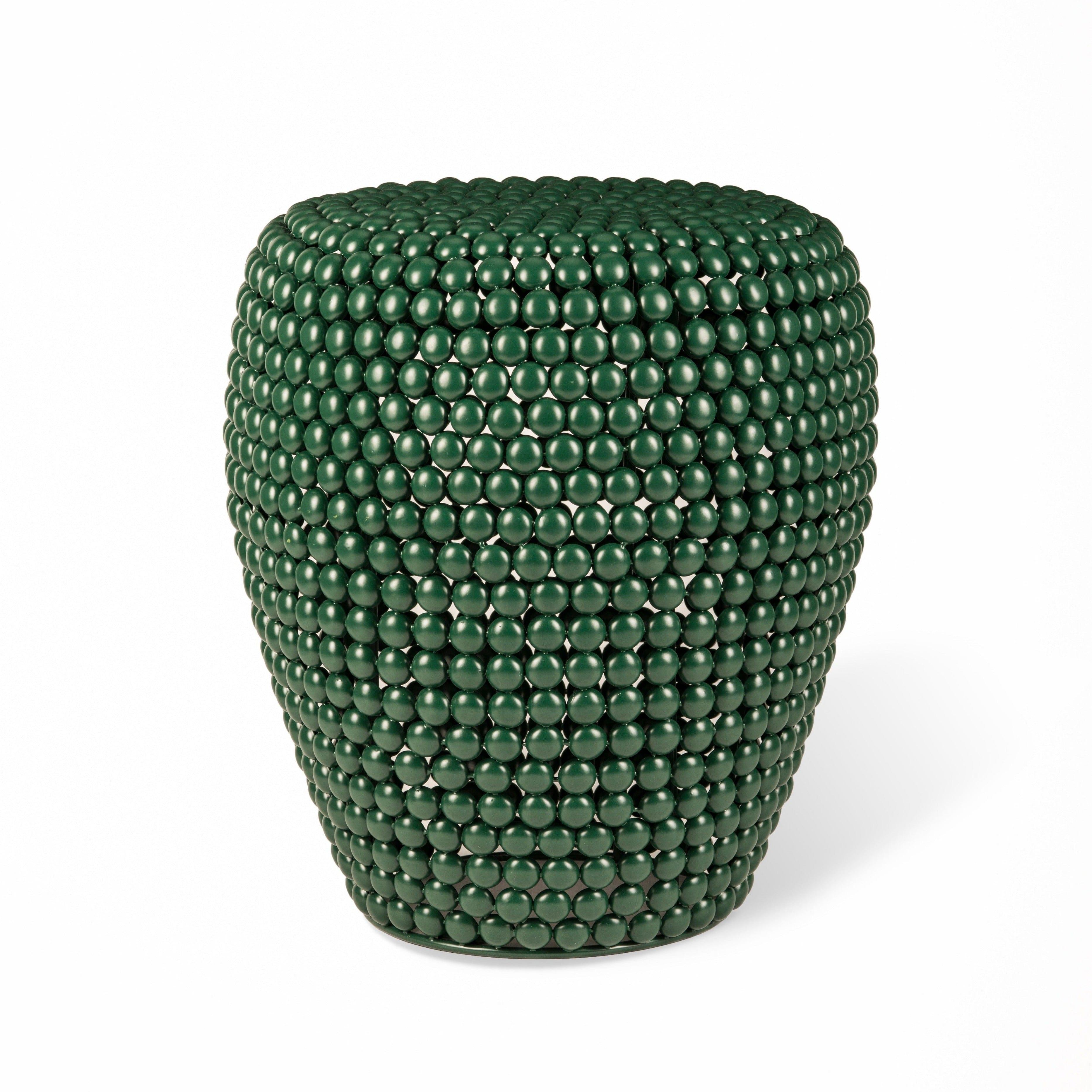 Stołek DOT ciemnozielony Pols Potten Eye on Design