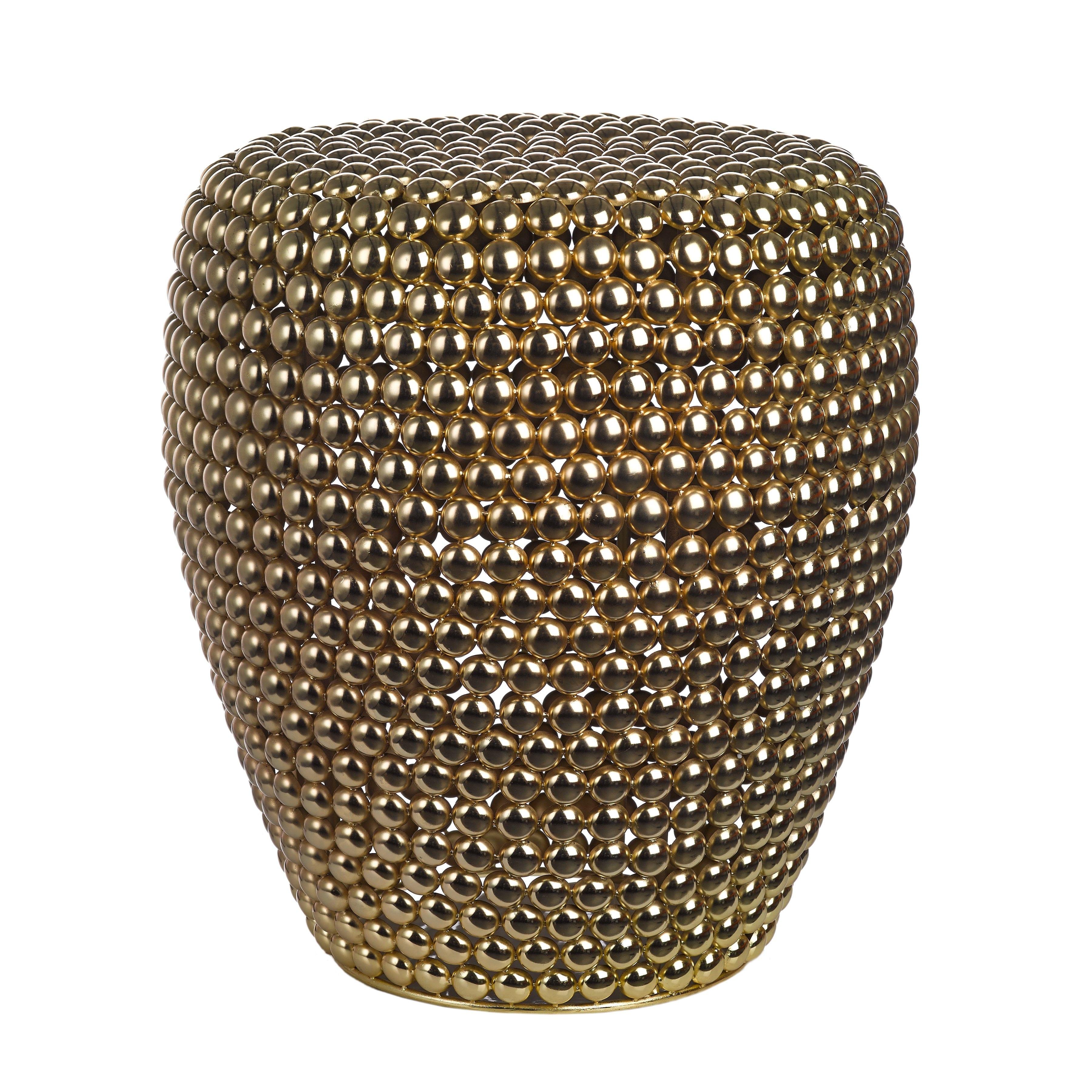 Stołek DOT złoty – metal