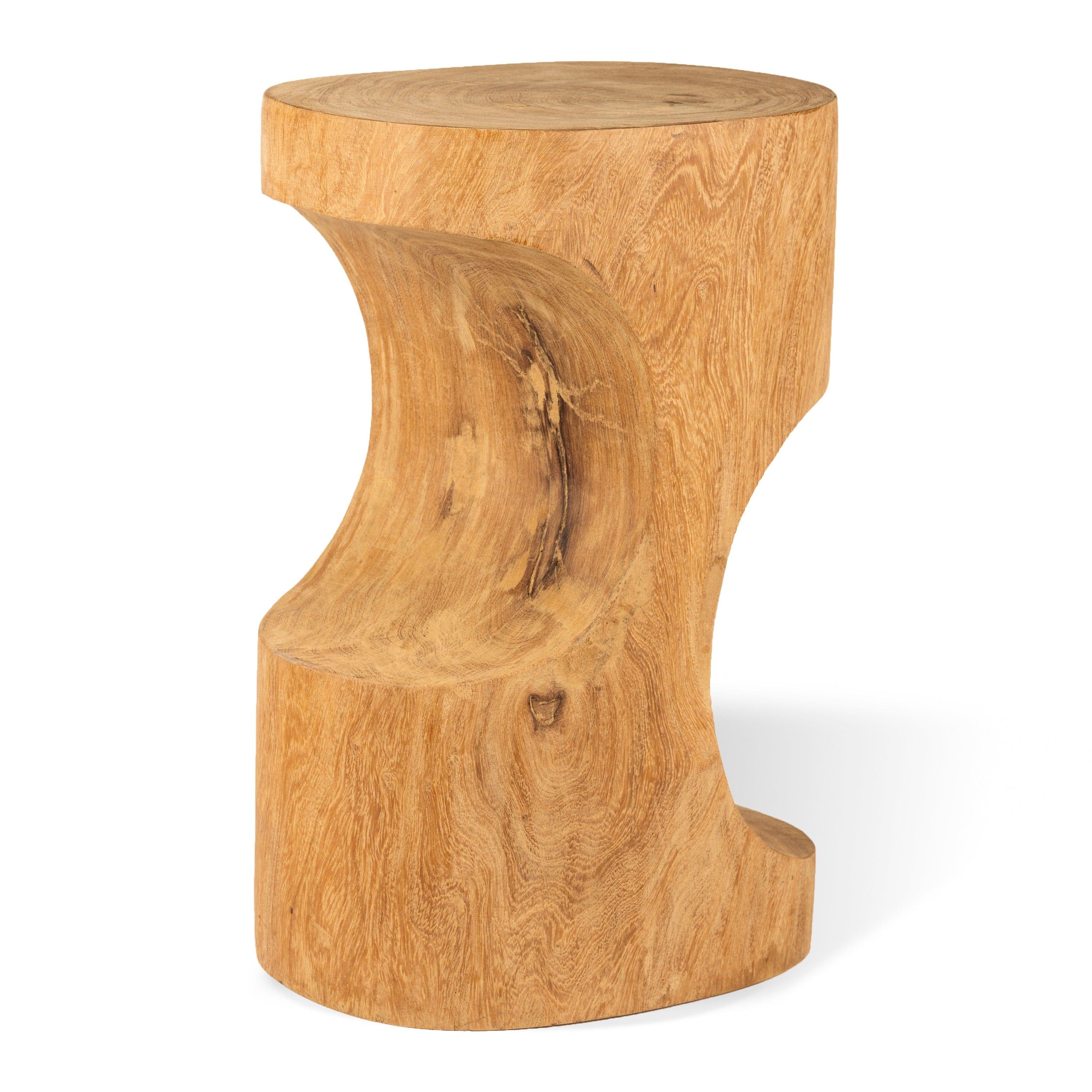 Stołek DOUBLE ARCH drewniany Pols Potten Eye on Design