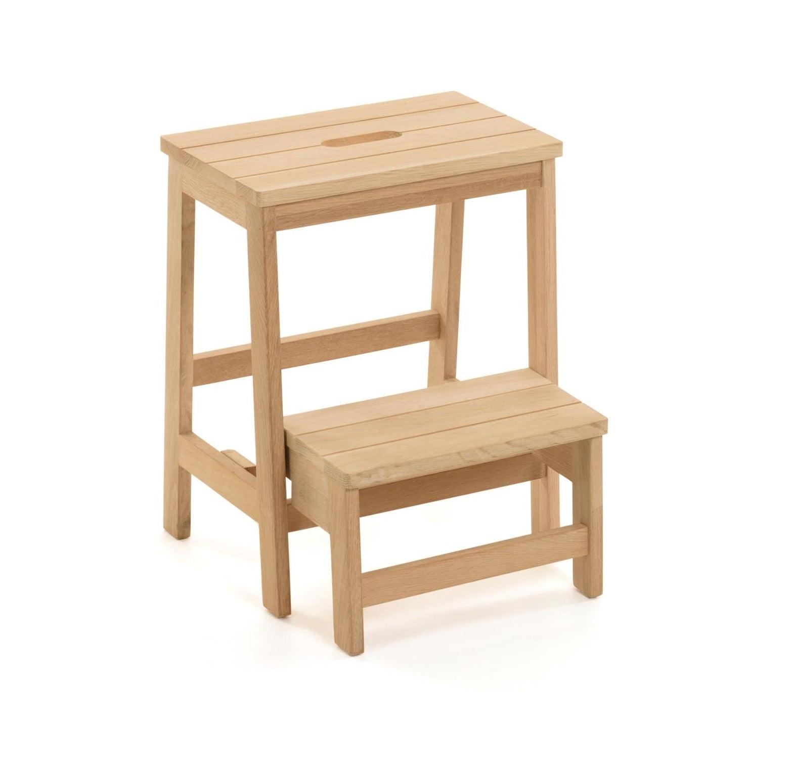 Stołek NELL lite drewno brzozowe La Forma Eye on Design