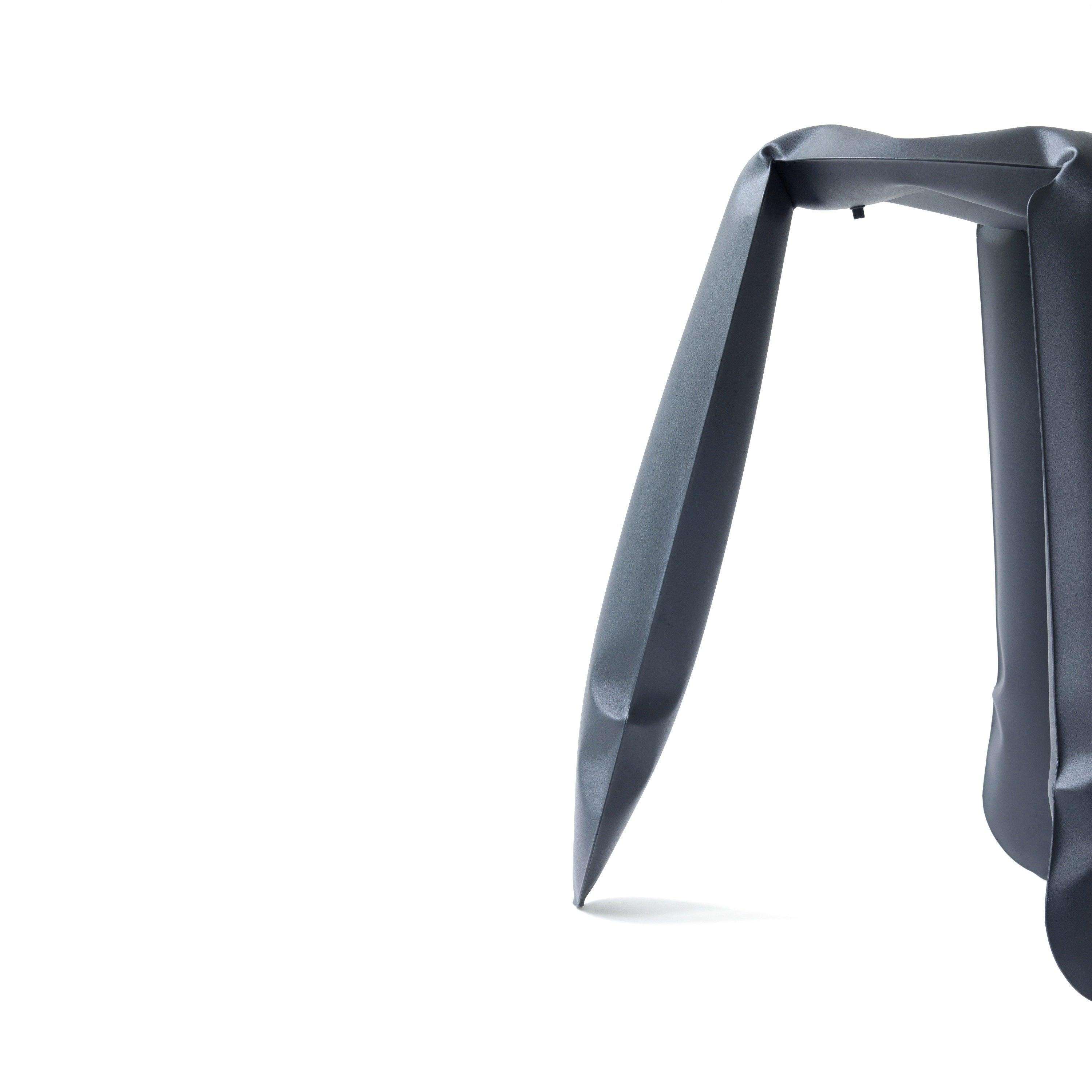 Stołek PLOPP grafitowo-szary mat Zieta Studio Eye on Design