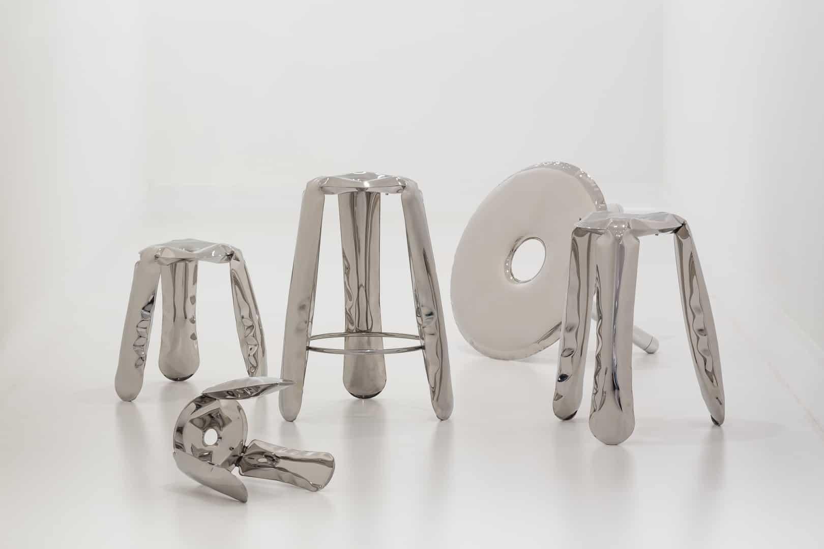 Stołek PLOPP stal lakierowana Zieta Studio Eye on Design
