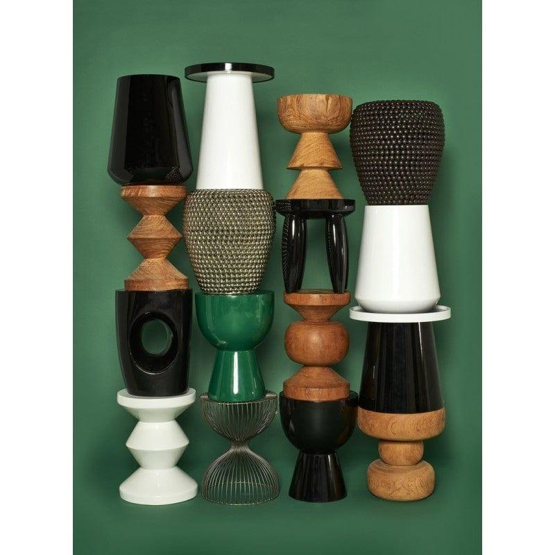 Stołek TAM TAM ciemnozielony Pols Potten Eye on Design