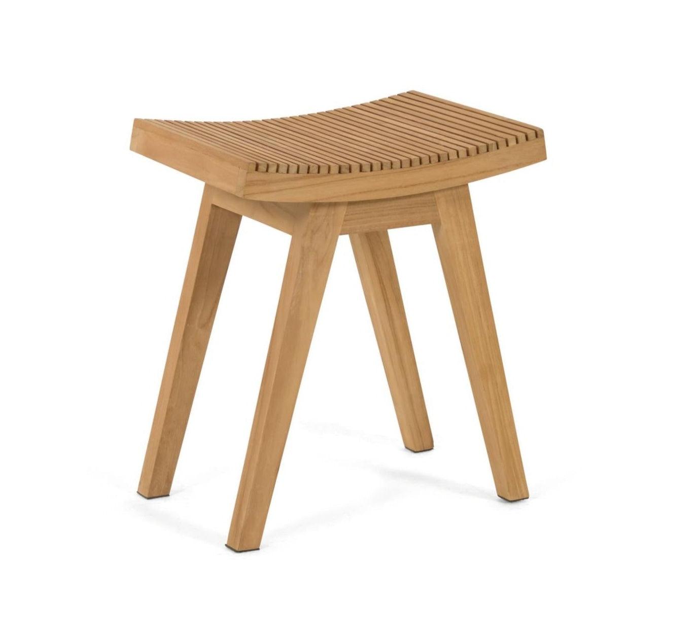 Stołek VICENTINA lite drewno tekowe La Forma Eye on Design