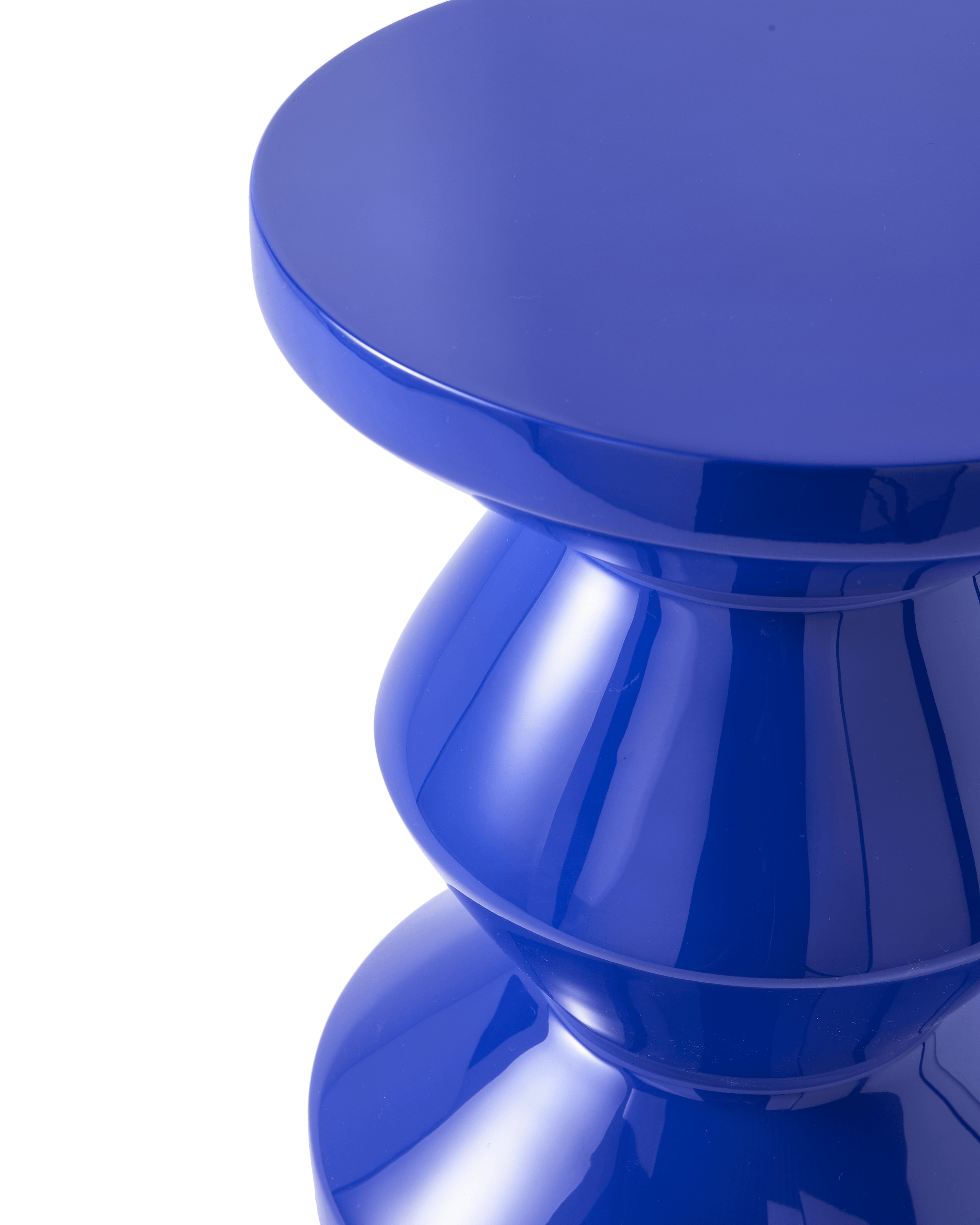 Stołek ZIG ZAG ciemnoniebieski Pols Potten Eye on Design