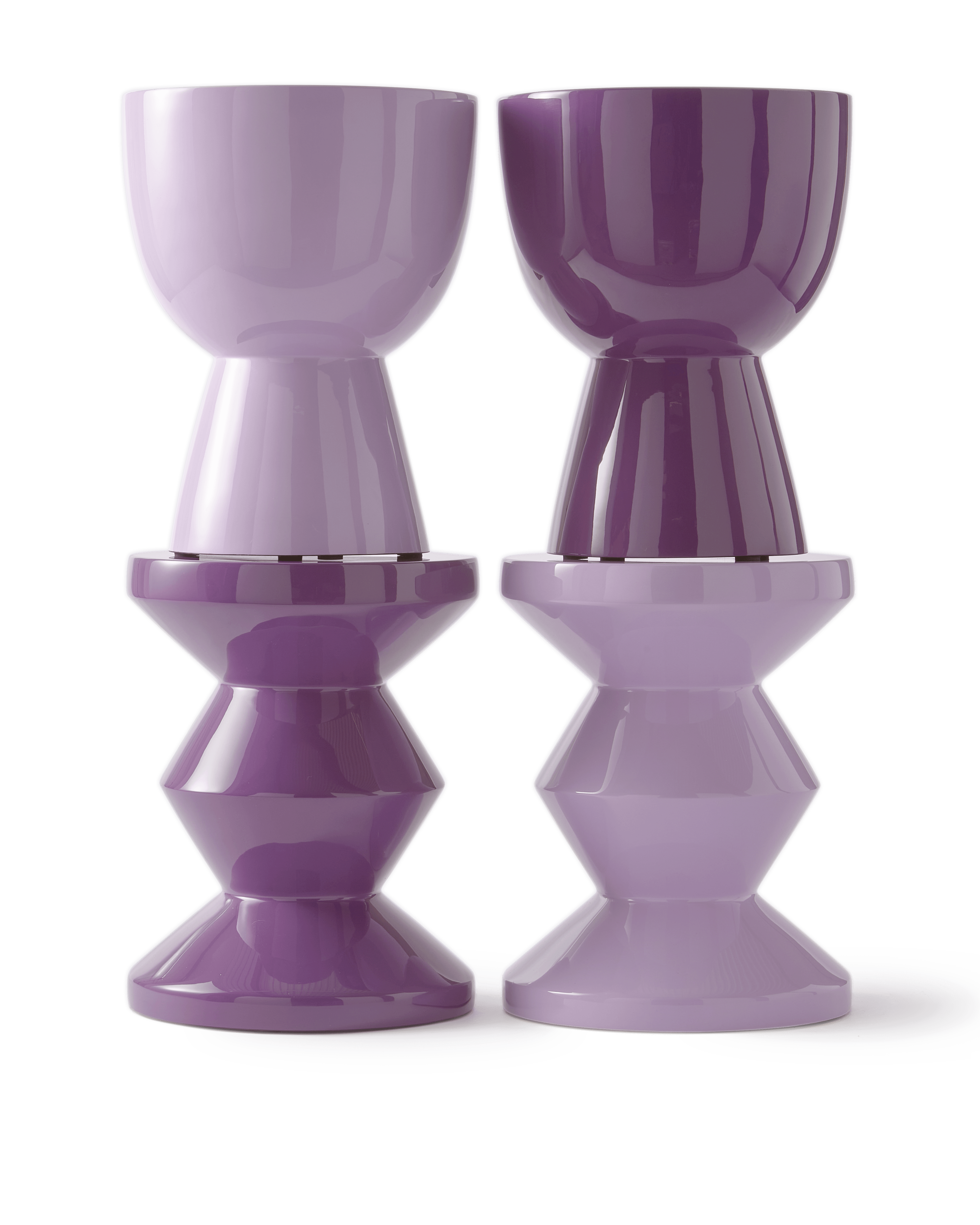 Stołek ZIG ZAG lawendowy fiolet Pols Potten Eye on Design