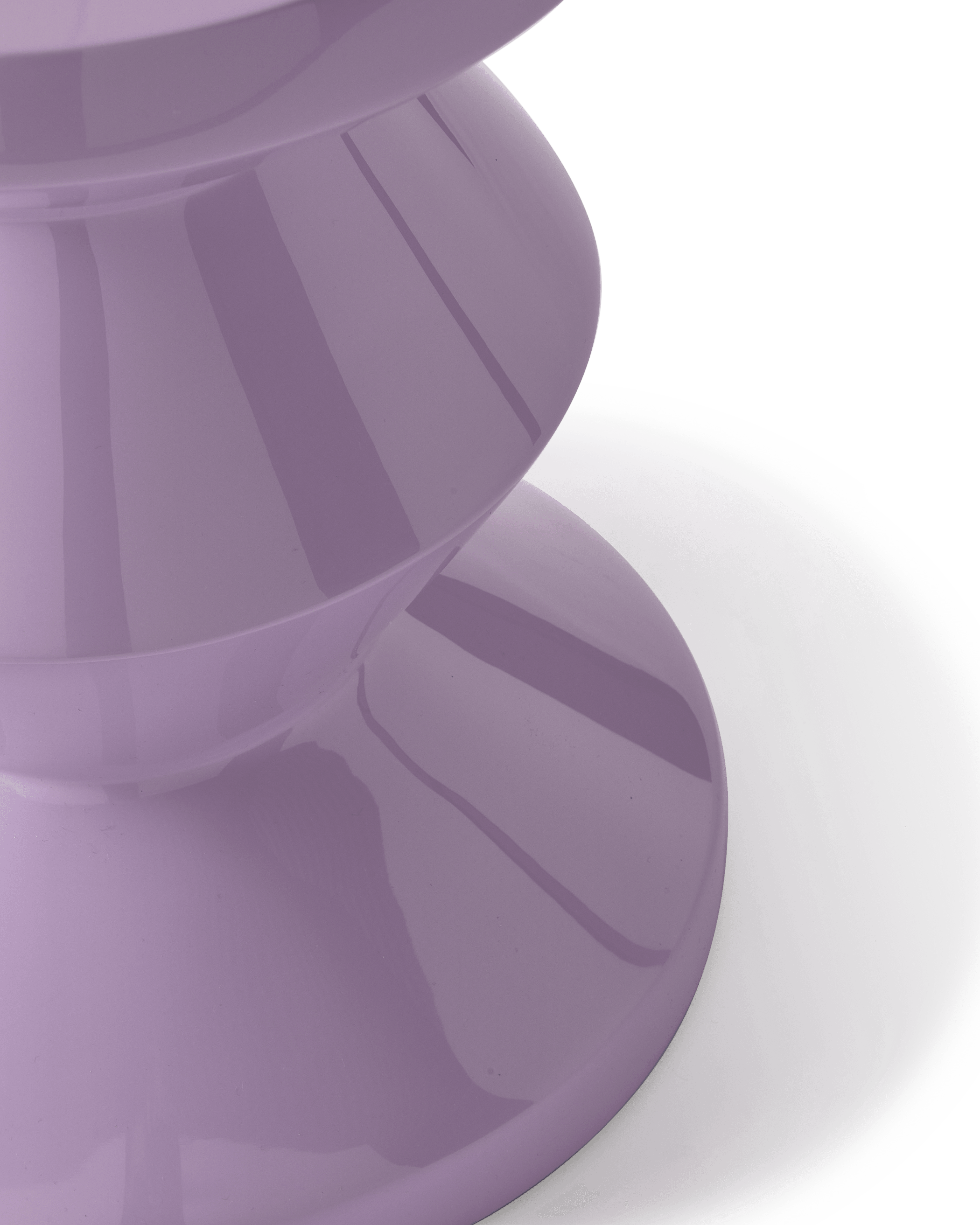 Stołek ZIG ZAG lawendowy fiolet Pols Potten Eye on Design