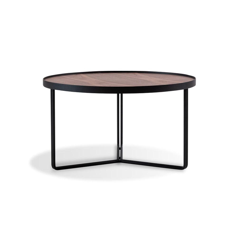 Stolik BIBIA I fornir z czarną podstawą Nobonobo Eye on Design