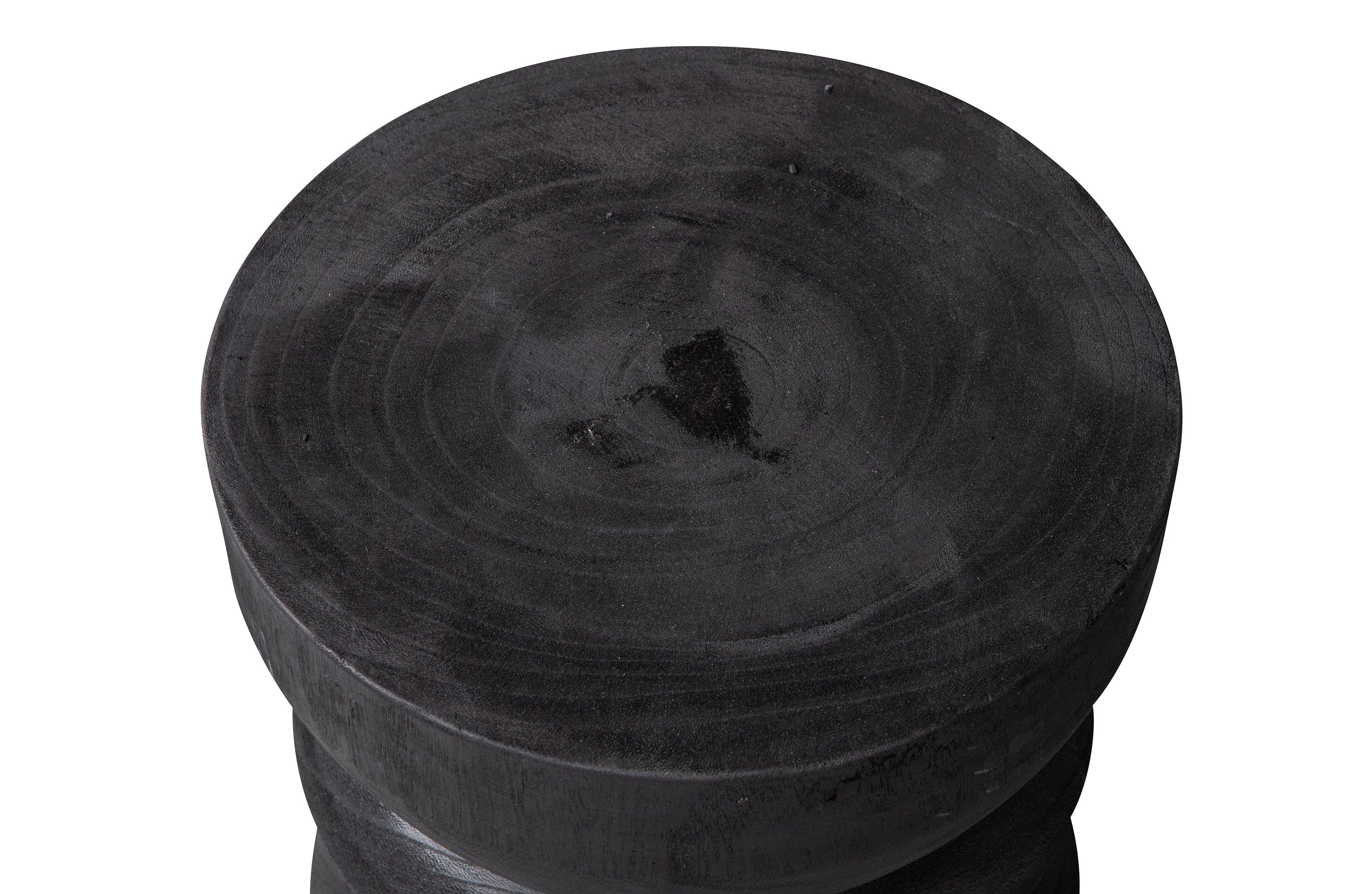 Stolik BIKKEL czarne drewno Woood Eye on Design