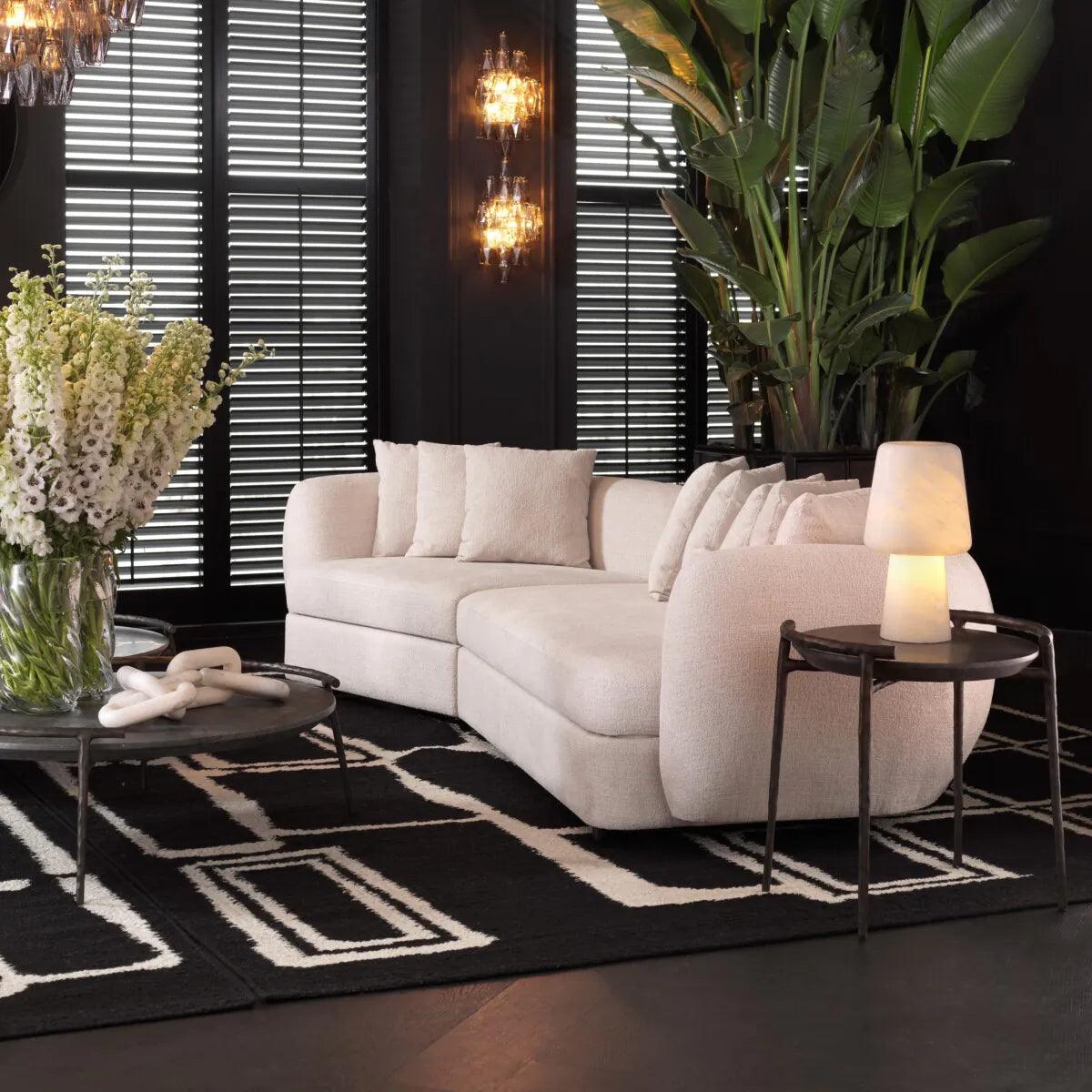 Stolik boczny ARCA szary marmur Eichholtz Eye on Design