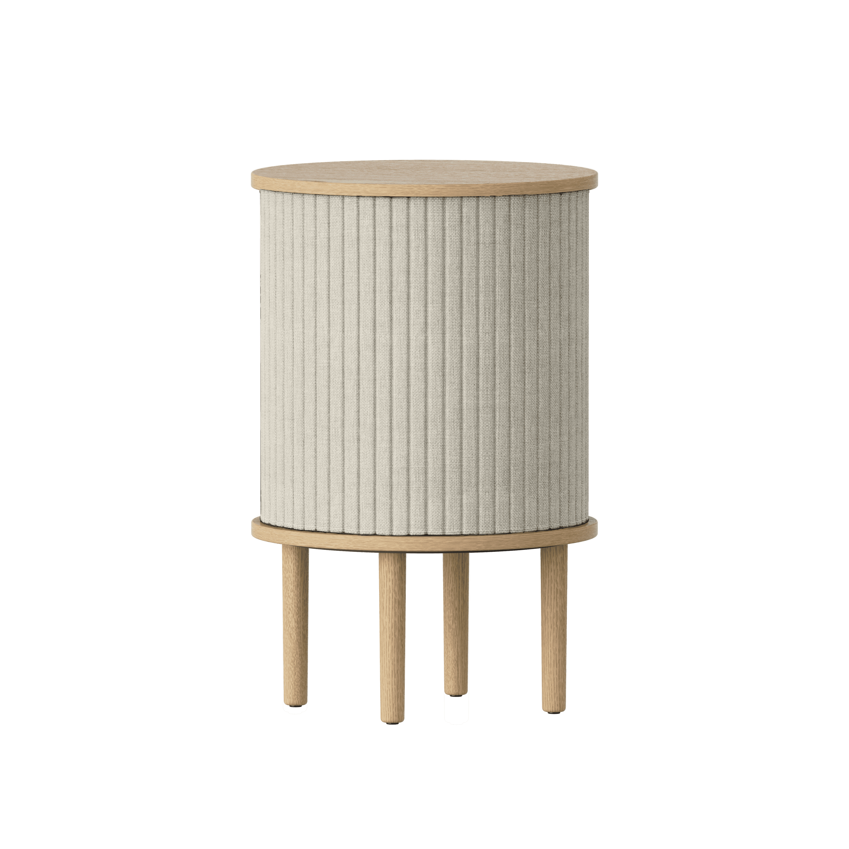 Stolik boczny AUDACIOUS beżowy z dębem UMAGE Eye on Design