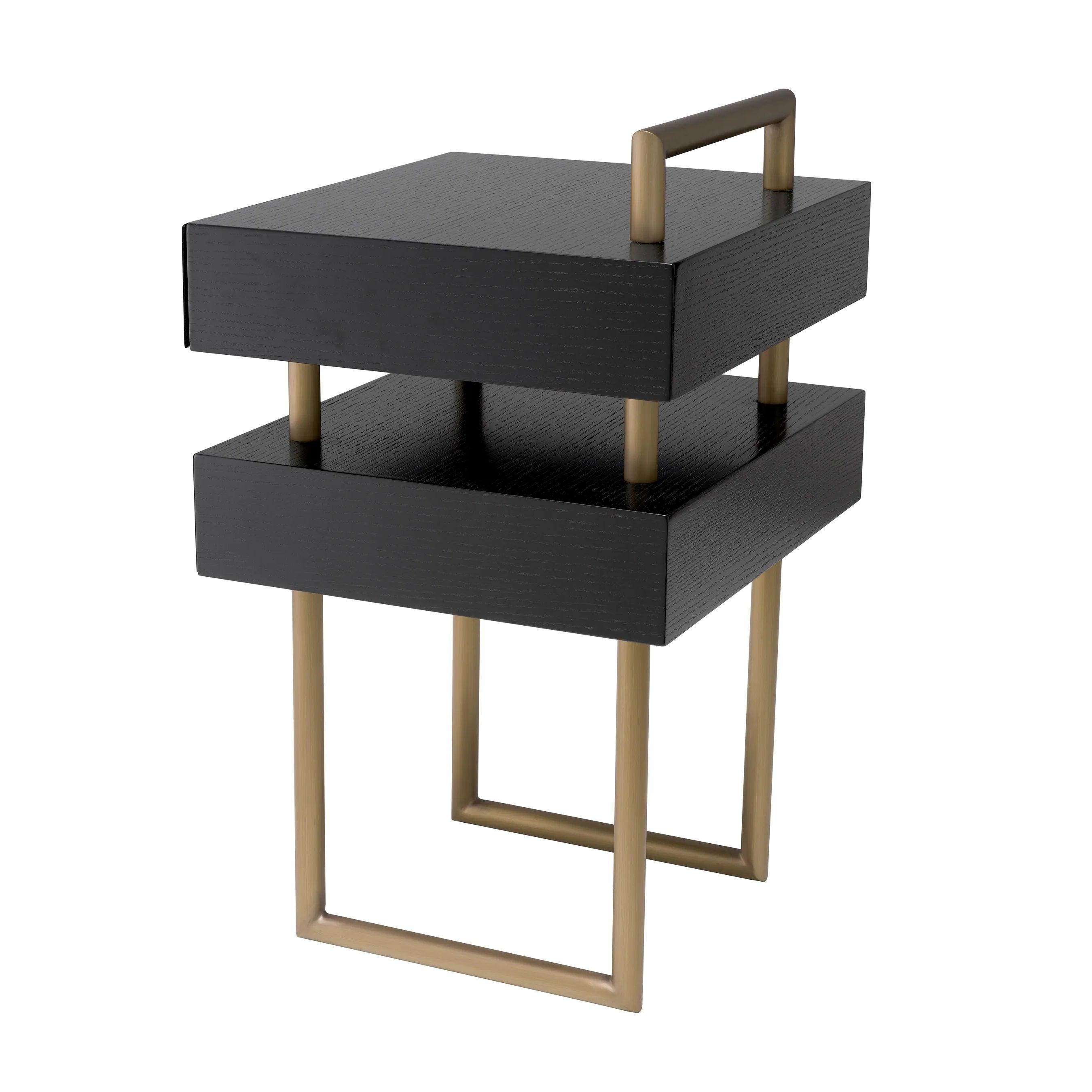 Stolik boczny BEDINI szczotkowany mosiądz Eichholtz Eye on Design