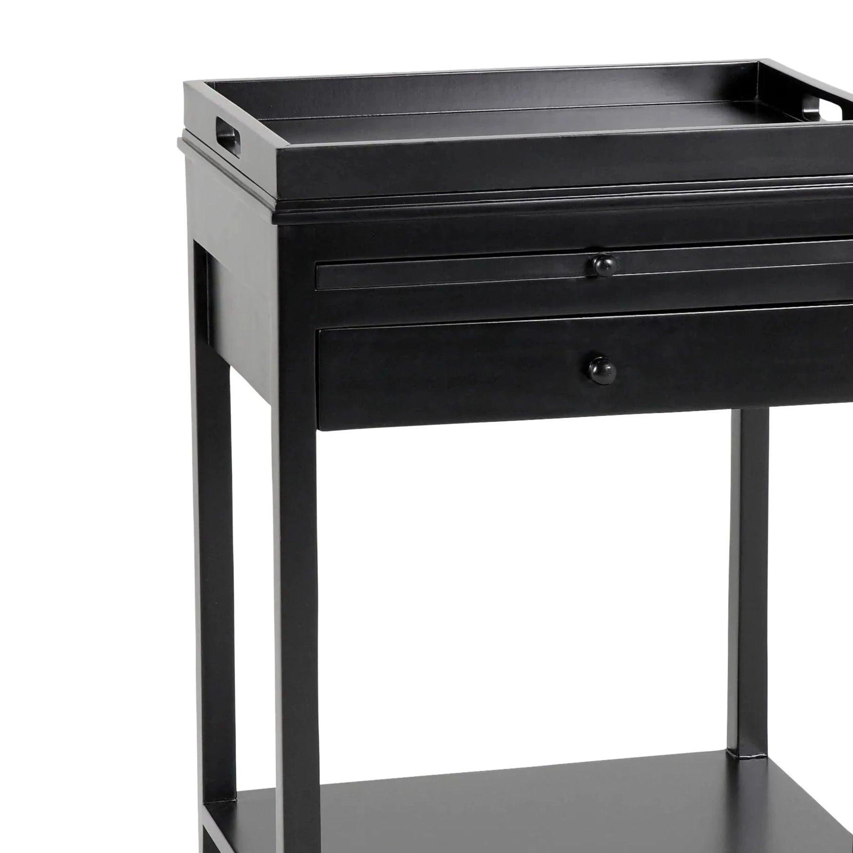 Stolik boczny BROOMER czarny Eichholtz Eye on Design