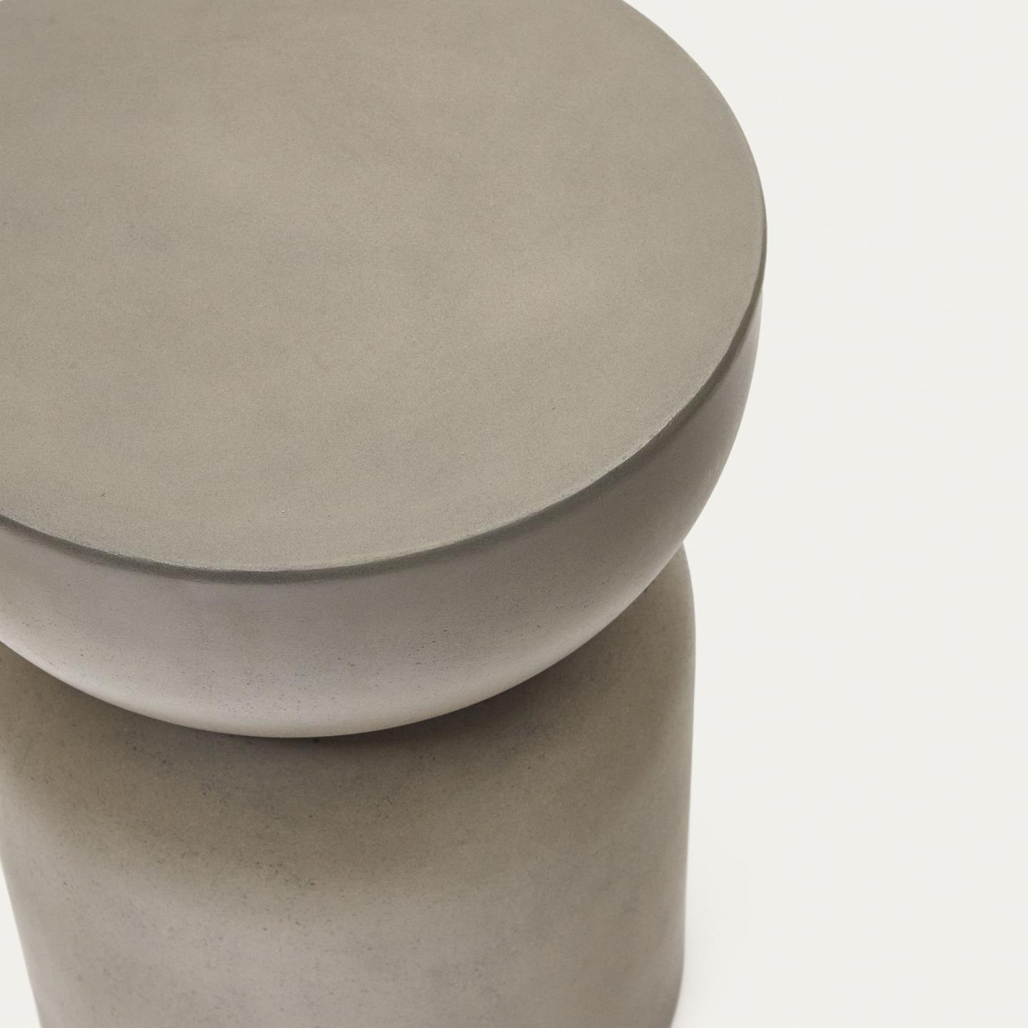 Stolik boczny cementowy GARBET szary La Forma Eye on Design