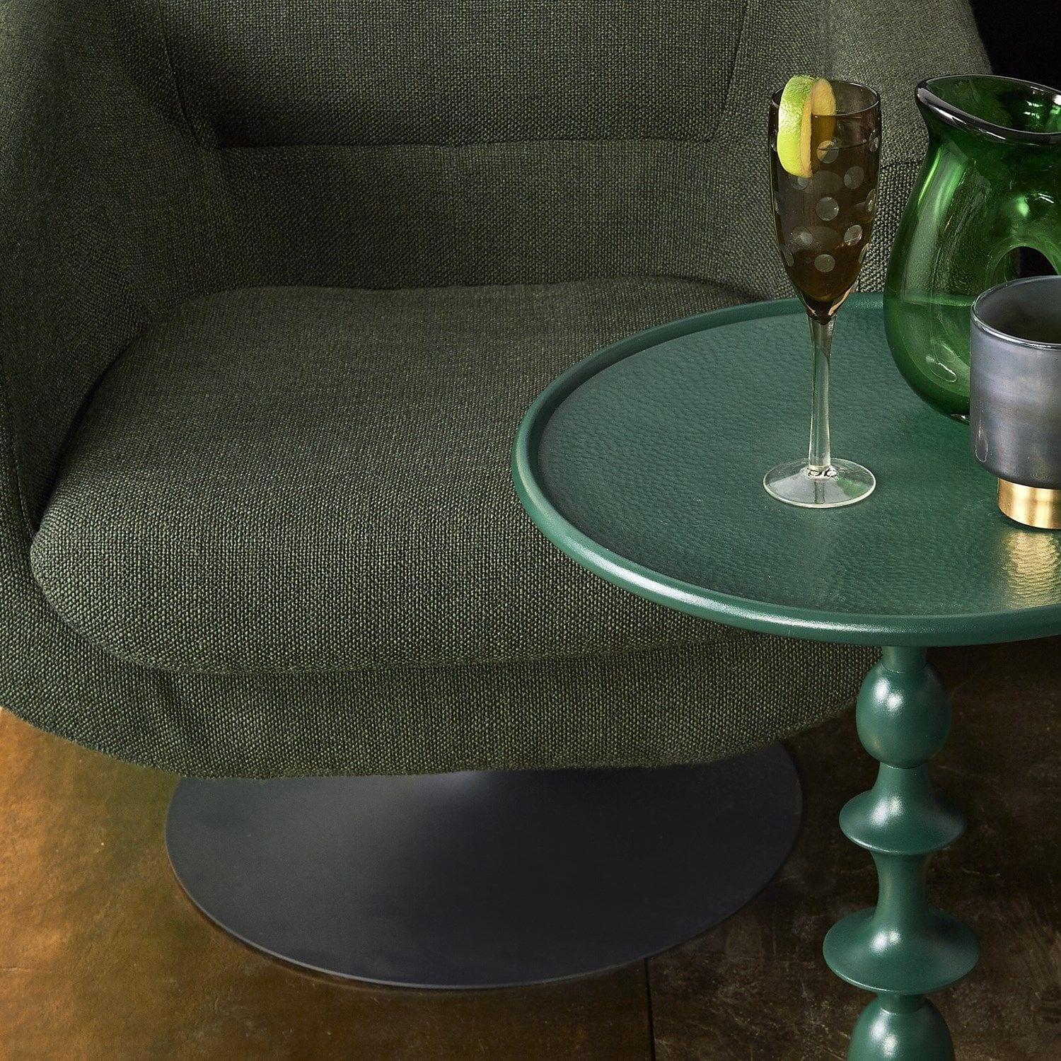 Stolik boczny CLASSIC ciemnozielony Pols Potten Eye on Design