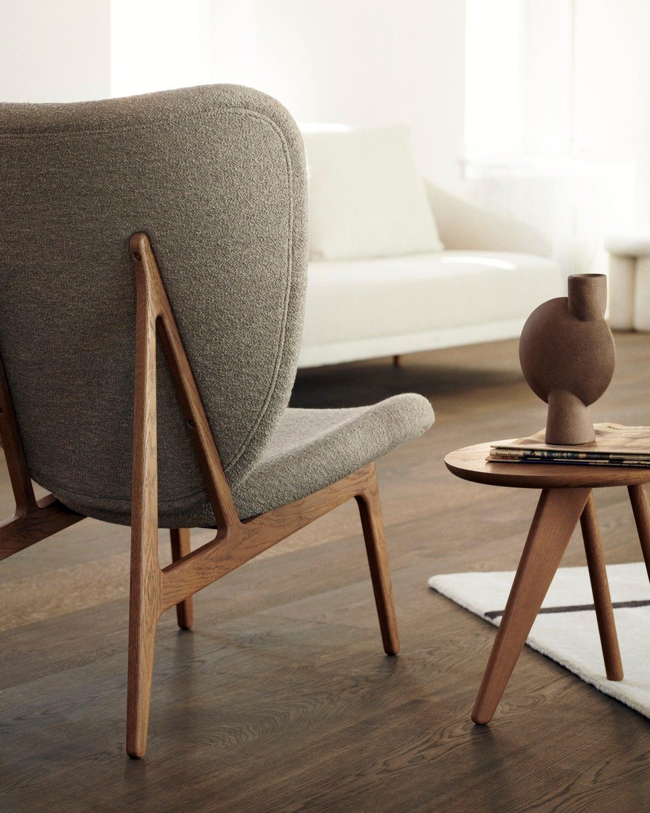 Stolik boczny FIN brązowy NORR11 Eye on Design