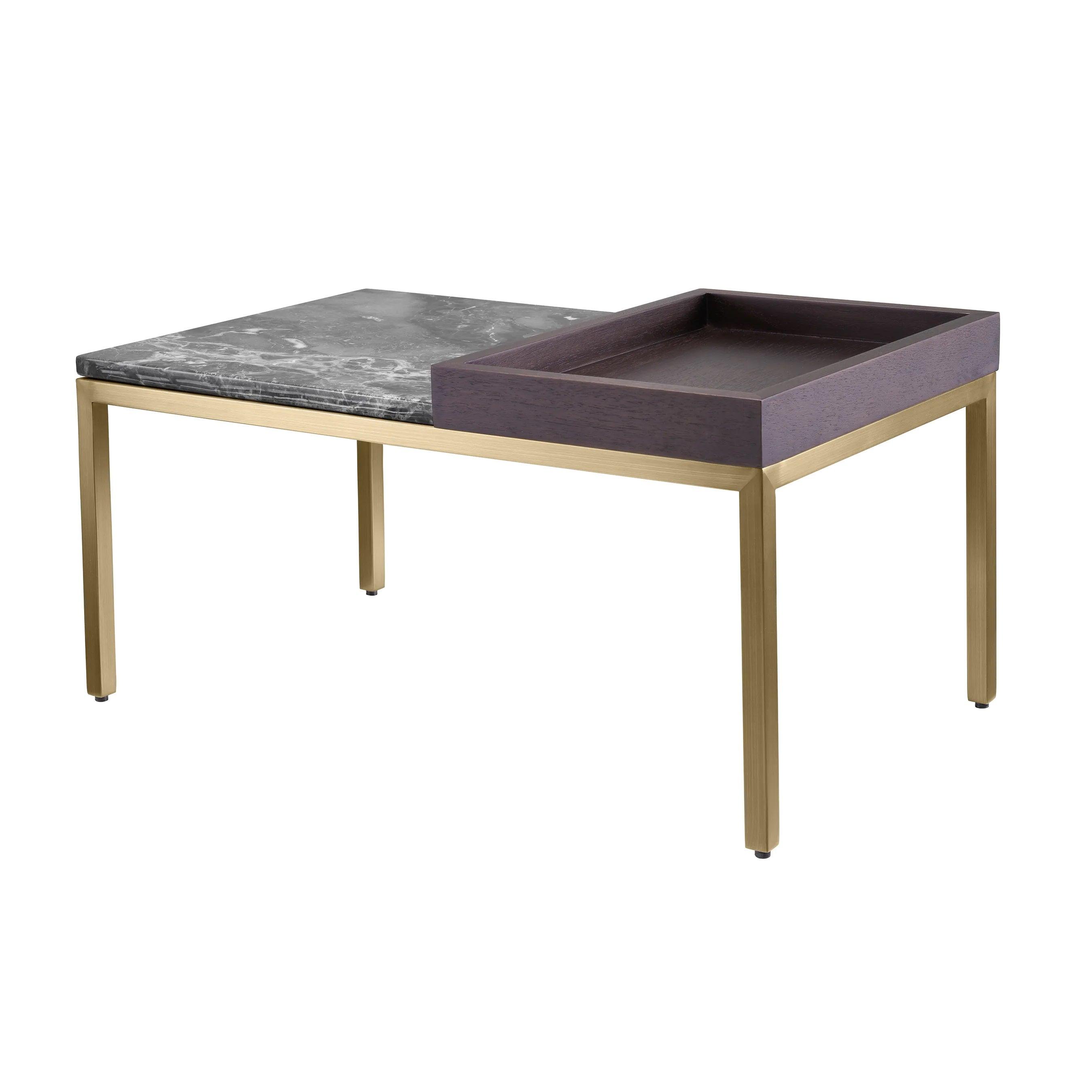 Stolik boczny FORMA szary marmur Eichholtz Eye on Design