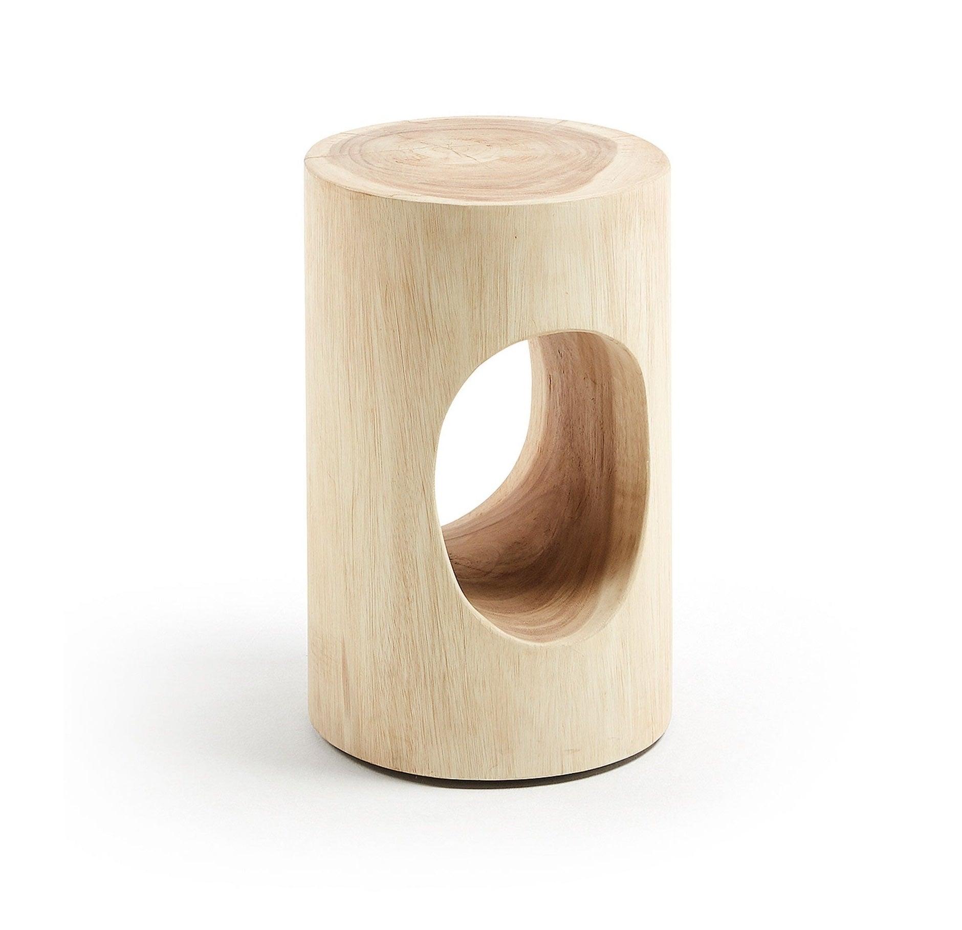 Stolik boczny HALKER lite drewno mungur La Forma Eye on Design