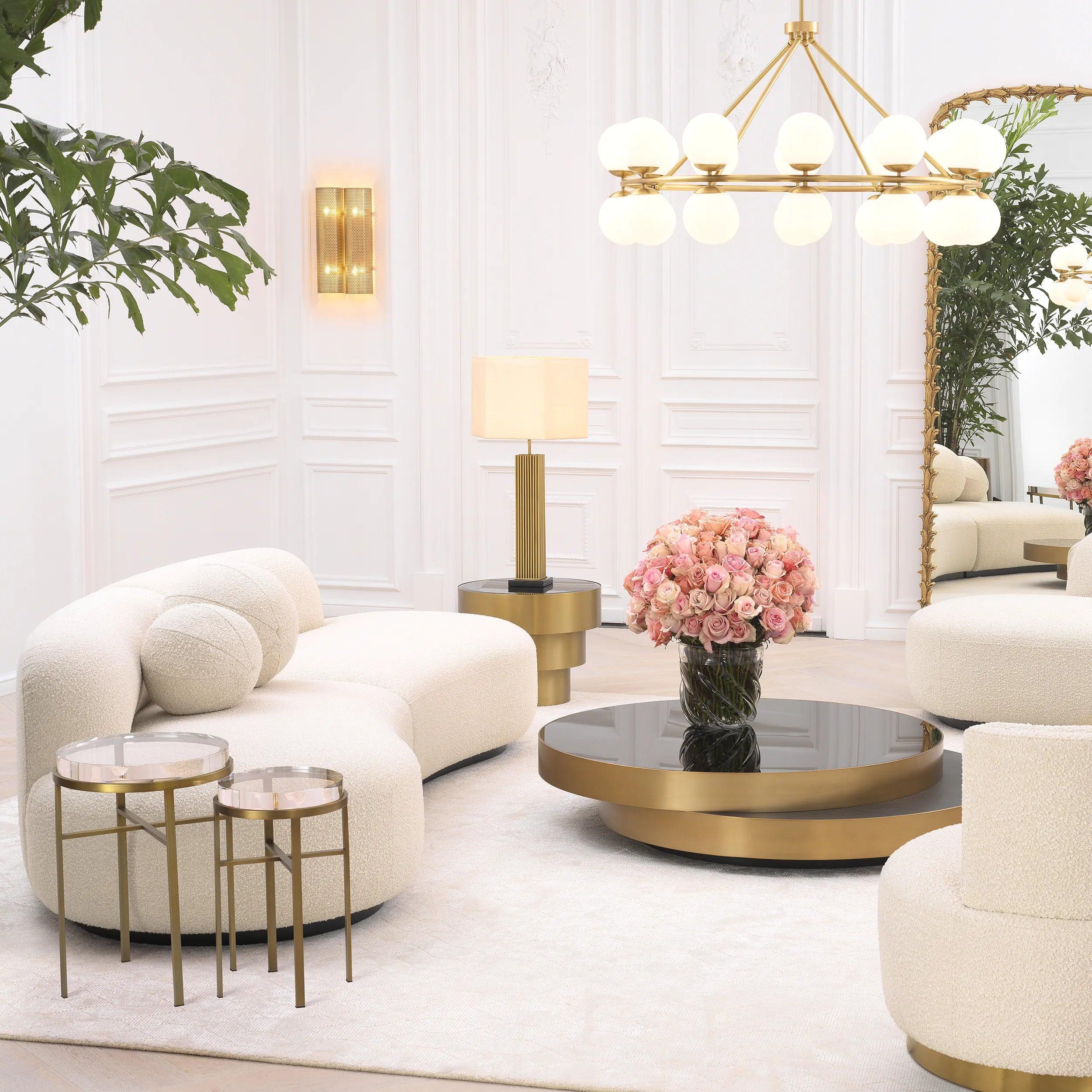 Stolik boczny HOXTON mosiężny Eichholtz Eye on Design