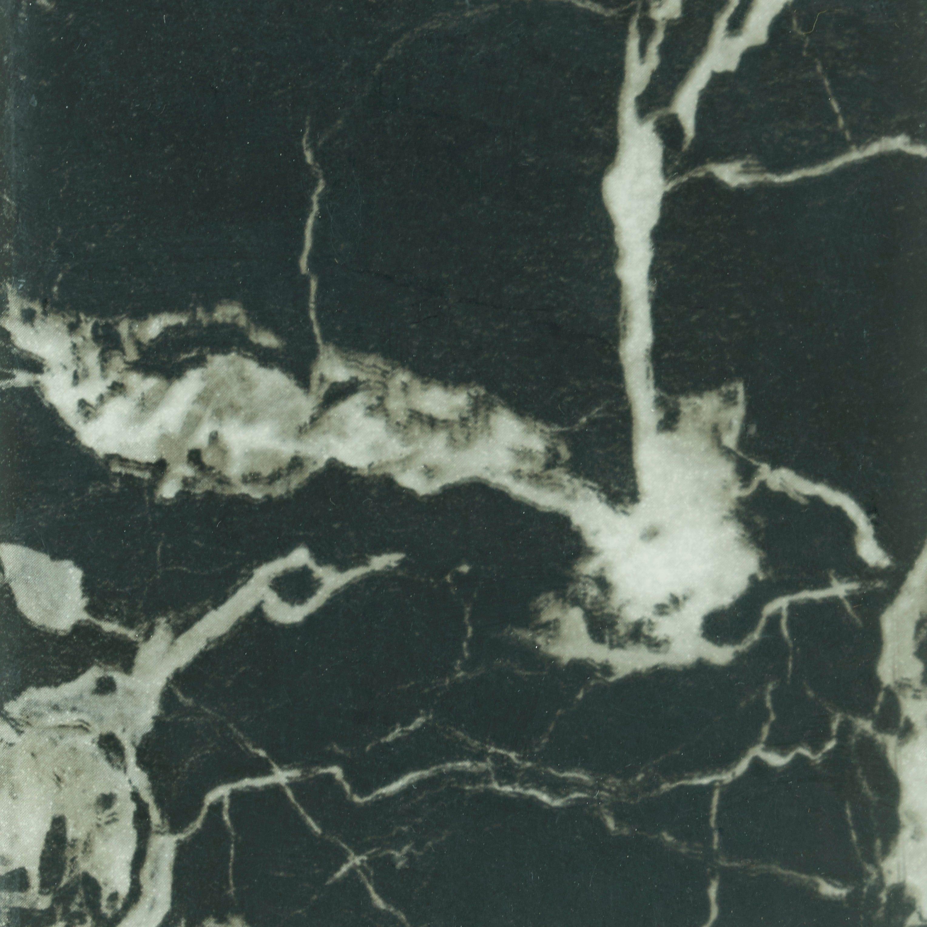 Stolik boczny MARBLE LOOK czarny ze złotą podstawą Pols Potten Eye on Design