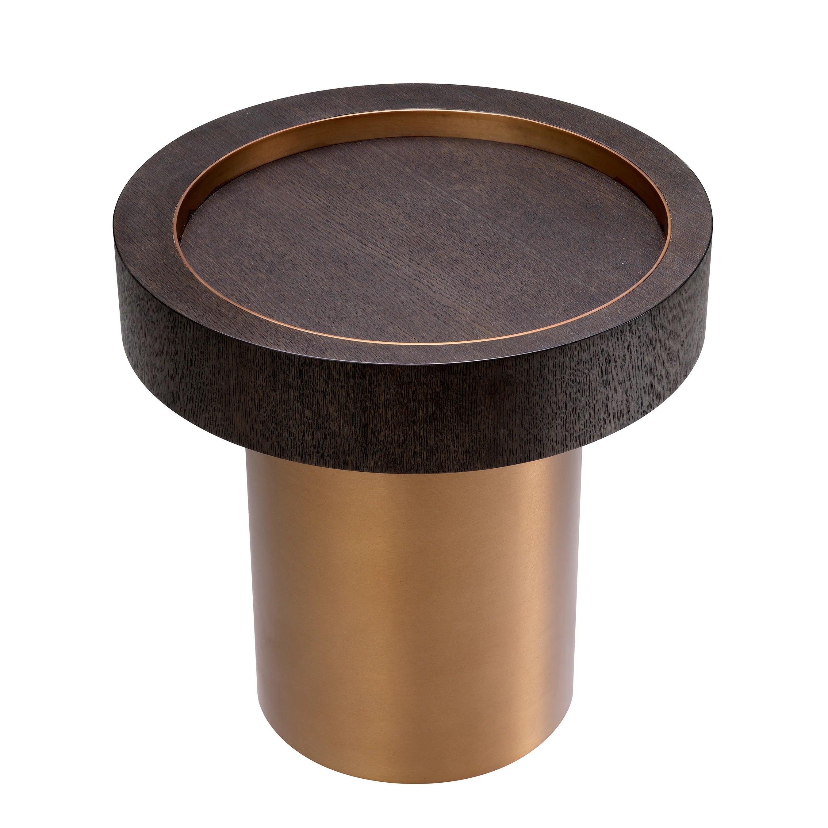 Stolik boczny okrągły OTUS mosiężny Eichholtz Eye on Design