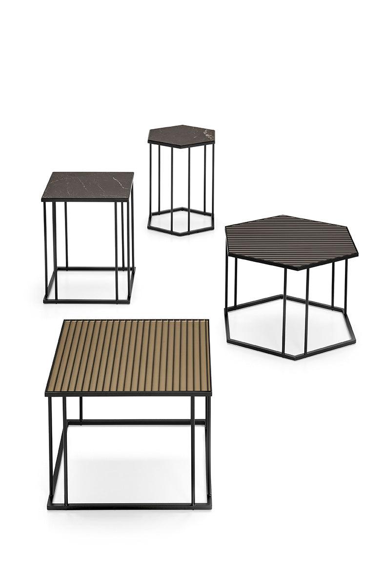 Stolik boczny RENEE czarny marmur, marka Calligaris