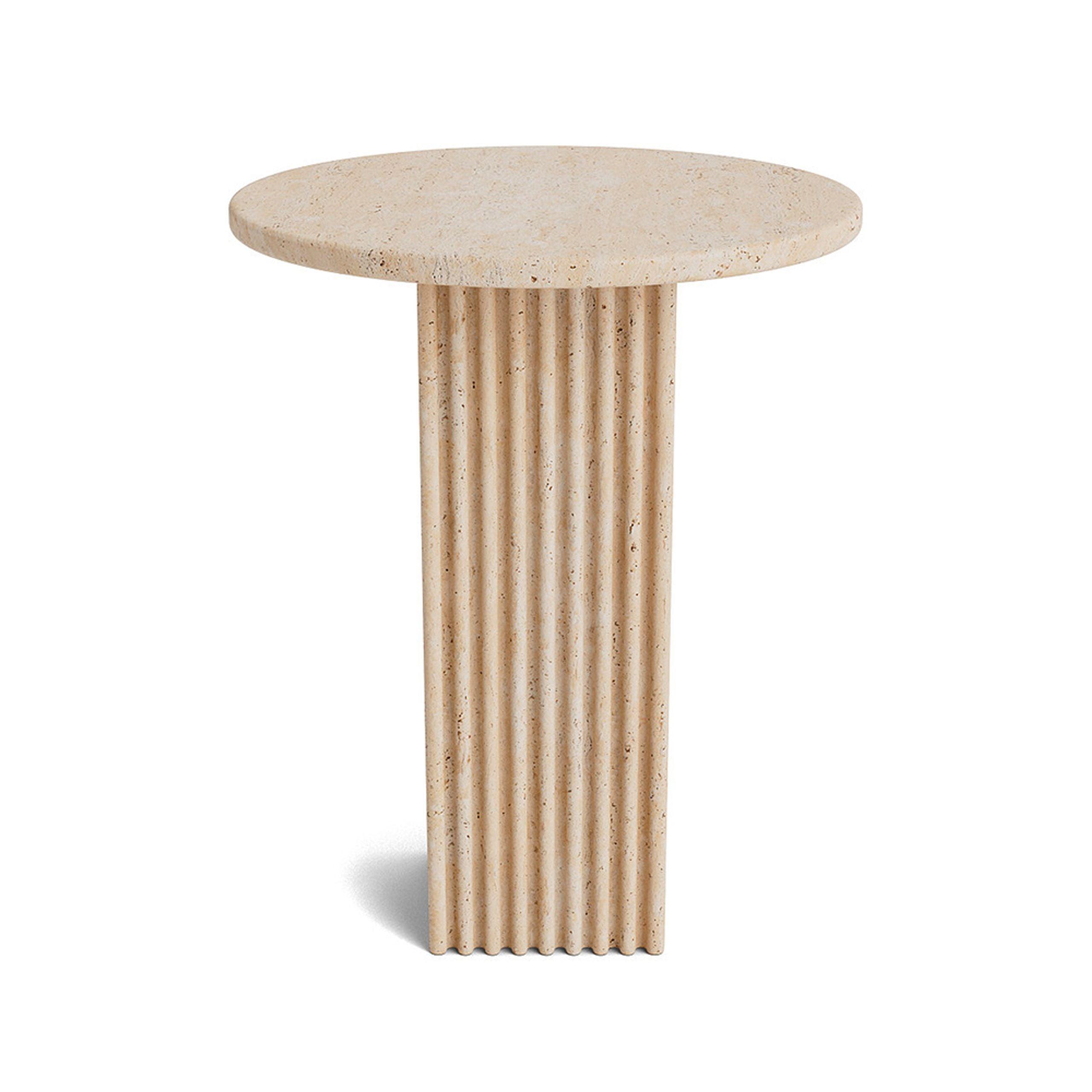 Stolik boczny SOHO trawertyn NORR11 Eye on Design