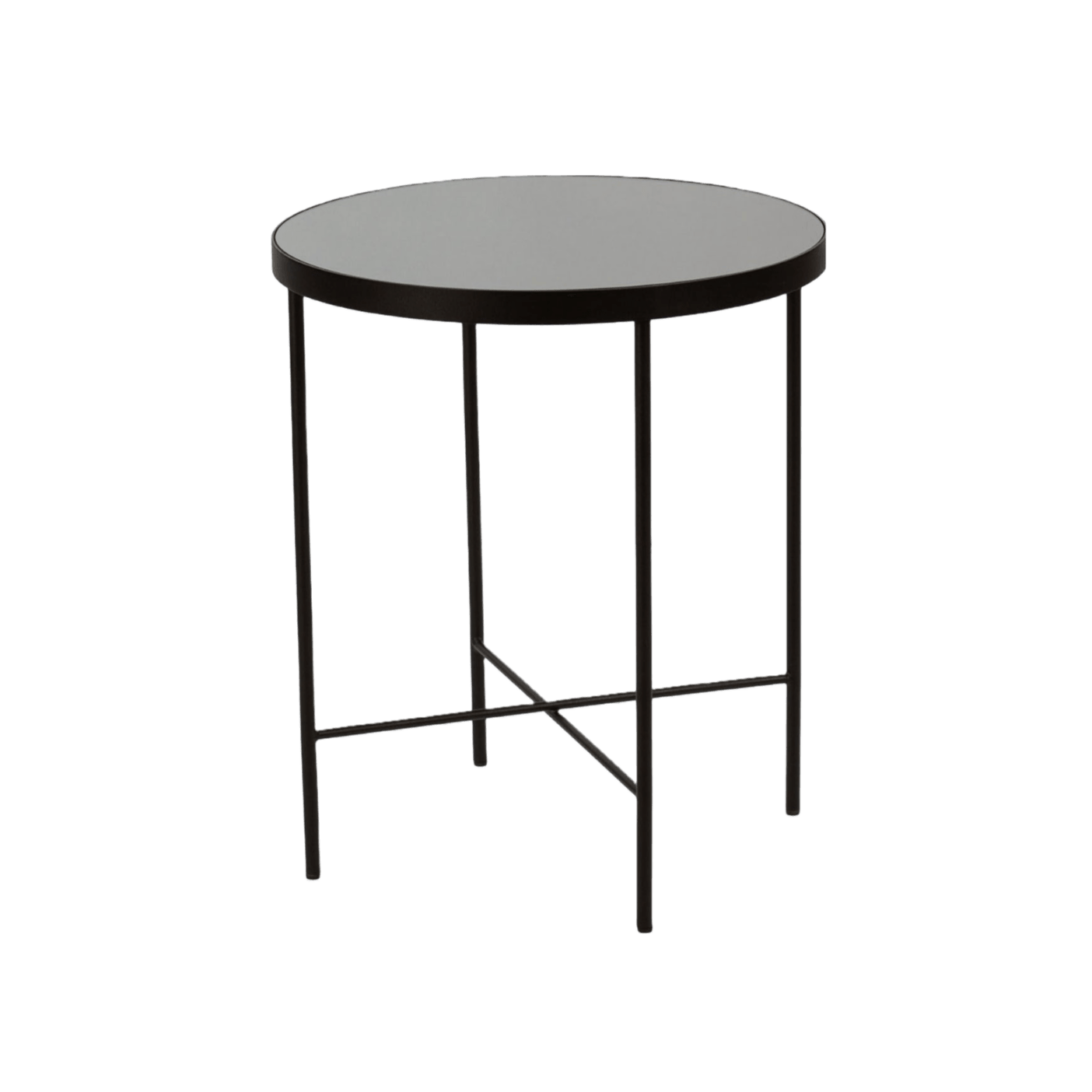 Stolik boczny TRE lustro tytanowe Nordifra Eye on Design