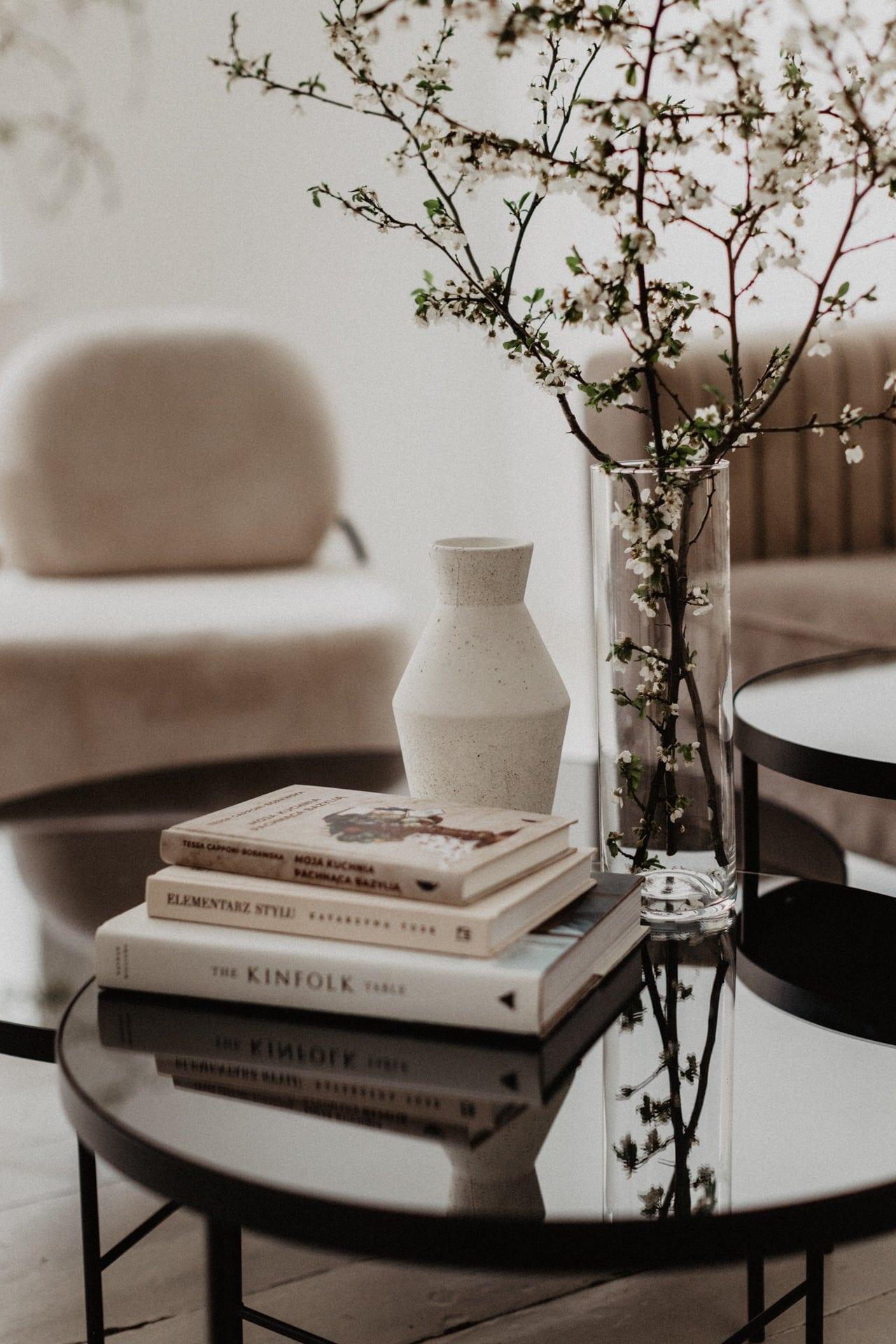 Stolik boczny TRE lustro tytanowe Nordifra Eye on Design