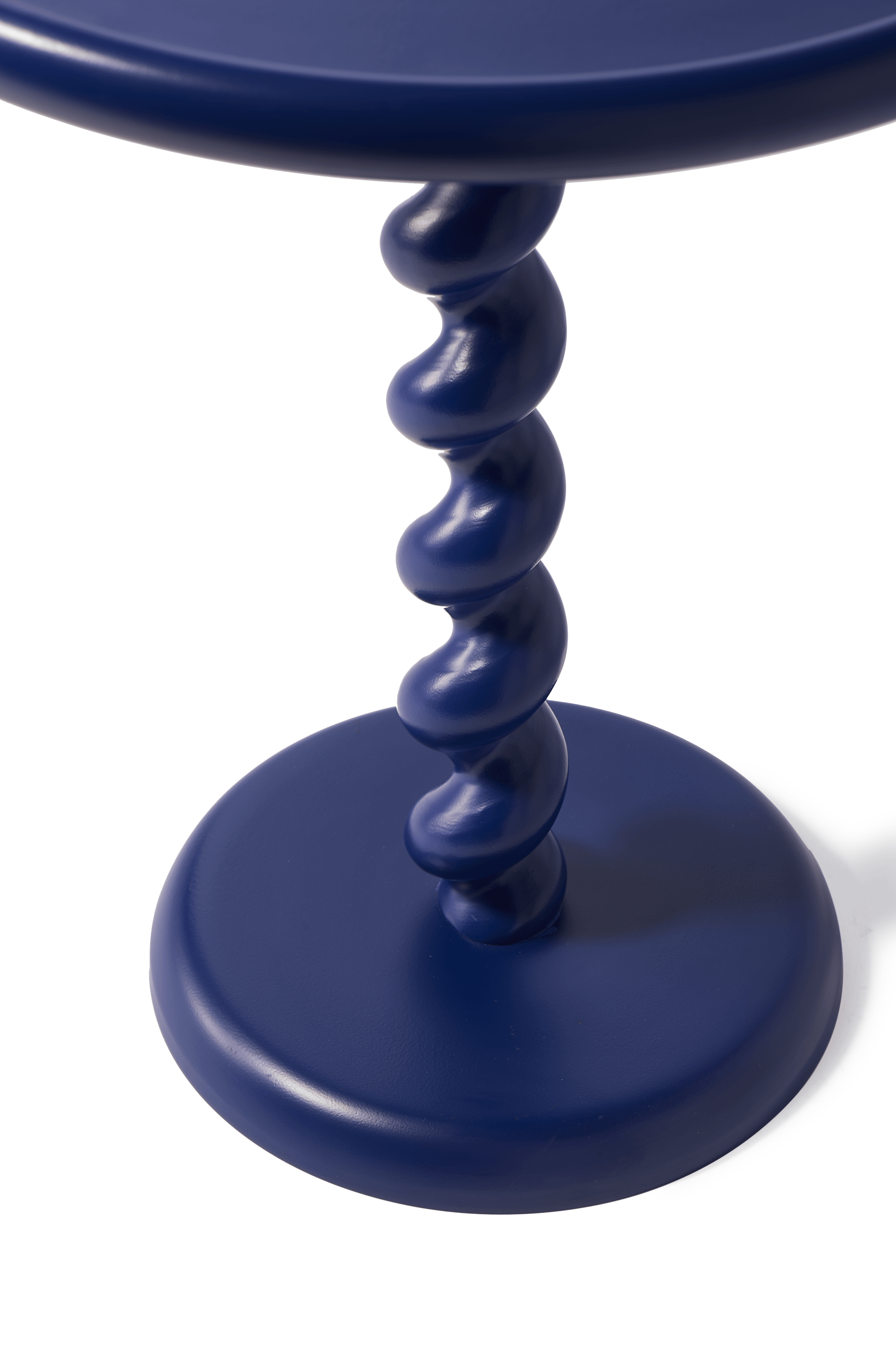 Stolik boczny TWISTER ciemnoniebieski Pols Potten Eye on Design
