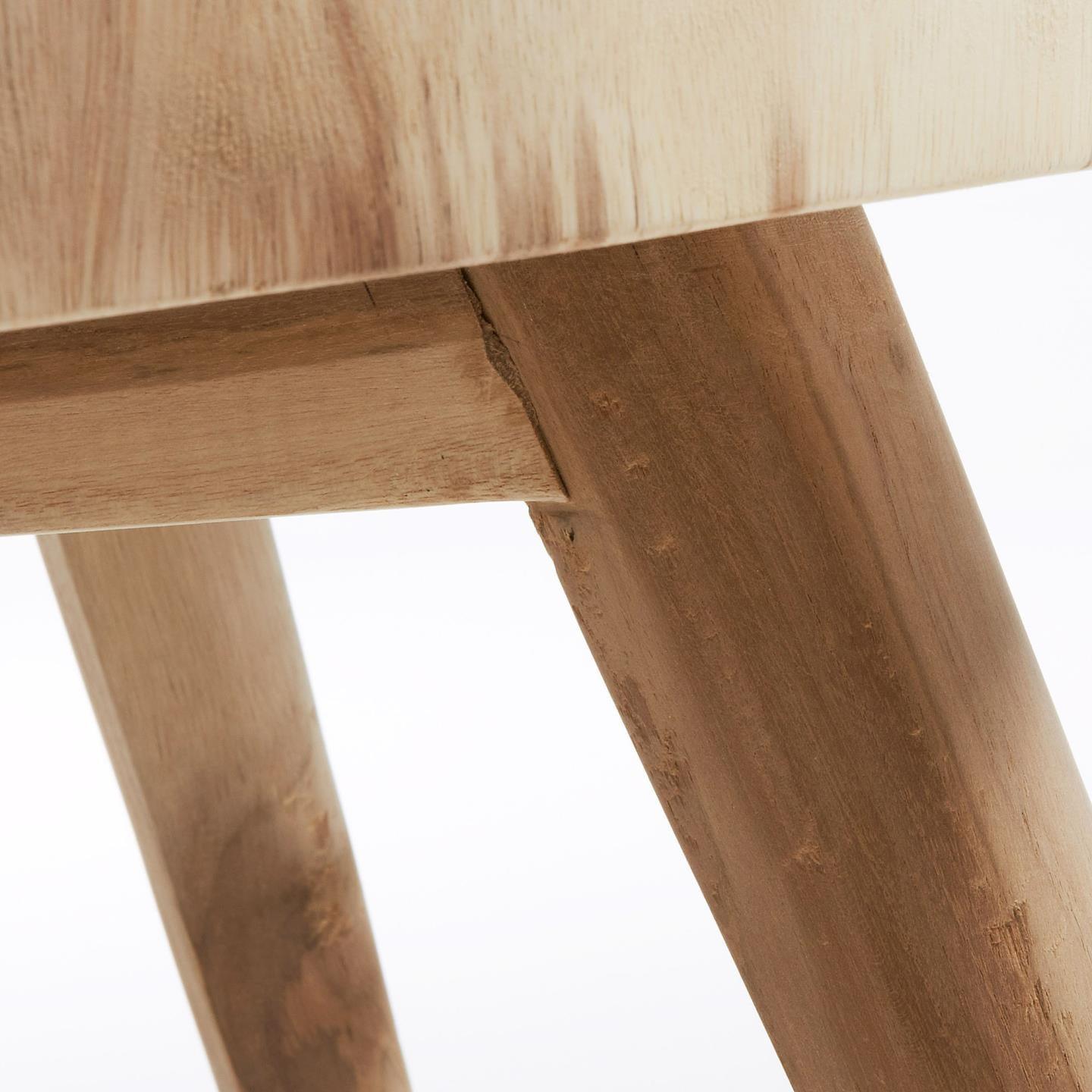 Stolik boczny WELLCRES lite drewno mungur La Forma Eye on Design